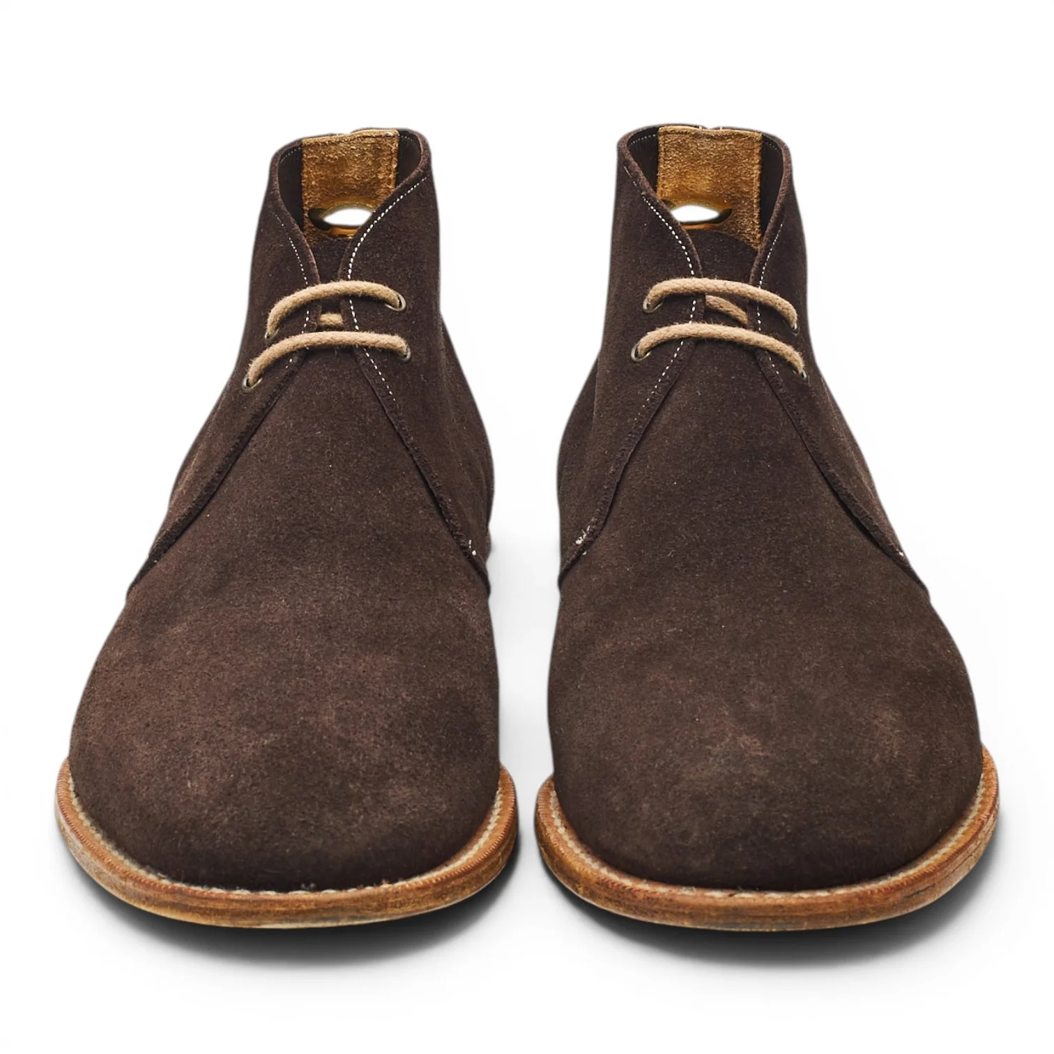 'Sahara' Brown Suede Chukka Boots UK 9.5 F - Image 2