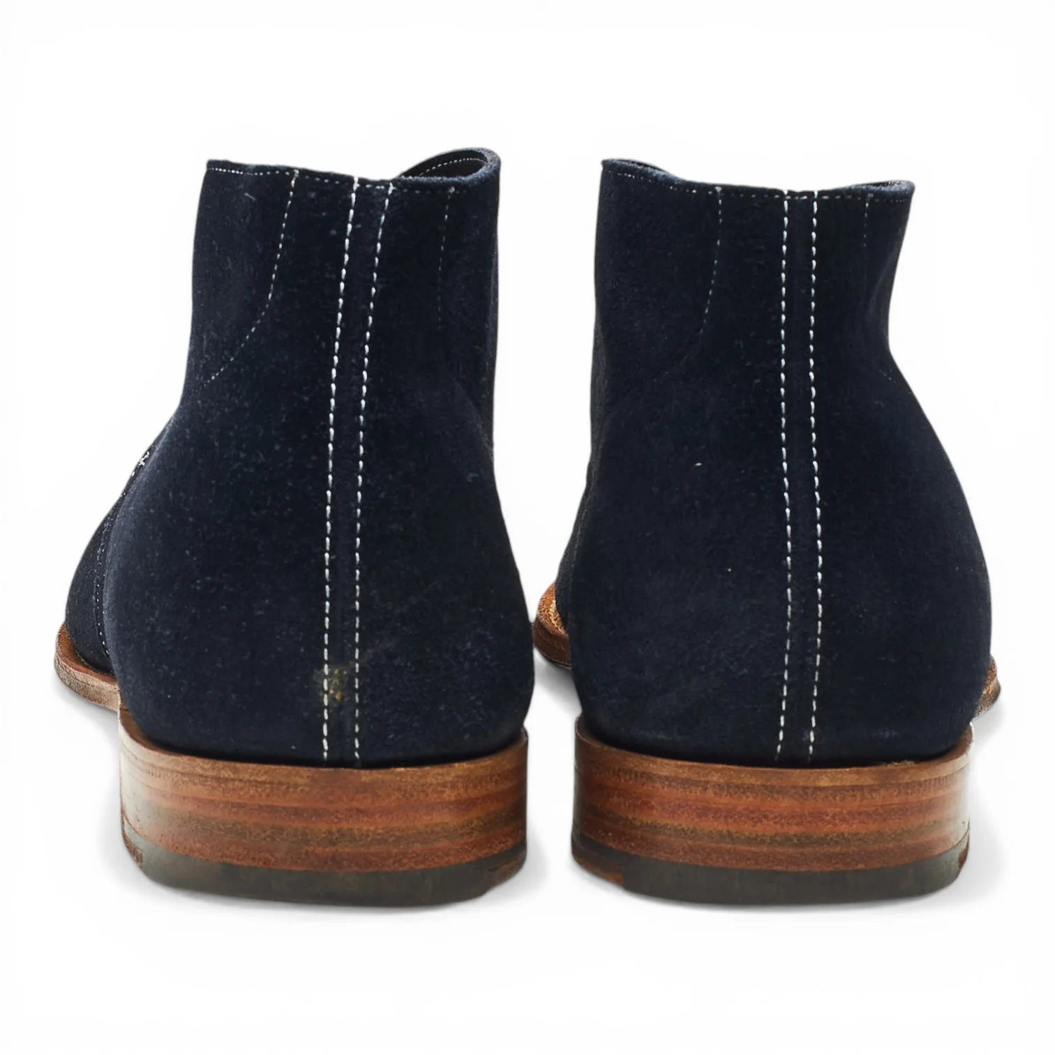'Sahara' Navy Blue Suede Chukka Boots UK 9 F - Image 4