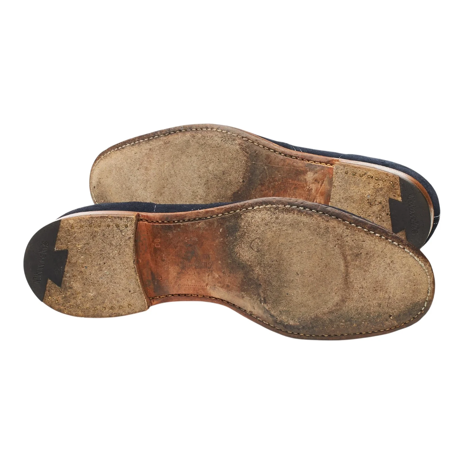 'Sahara' Navy Blue Suede Chukka Boots UK 9 F - Image 5