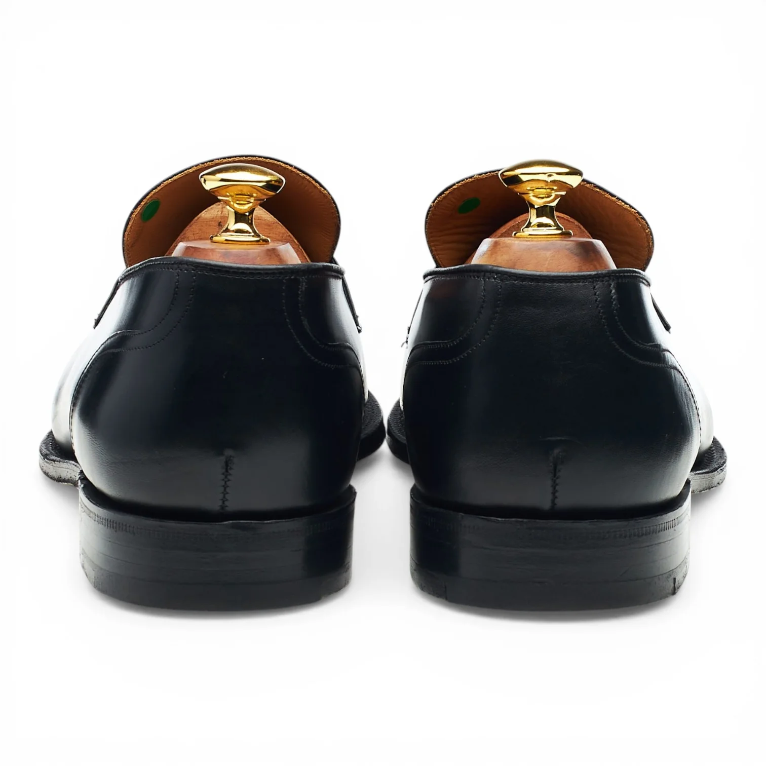 'Salisbury' Black Leather Loafers UK 10 G - Image 4