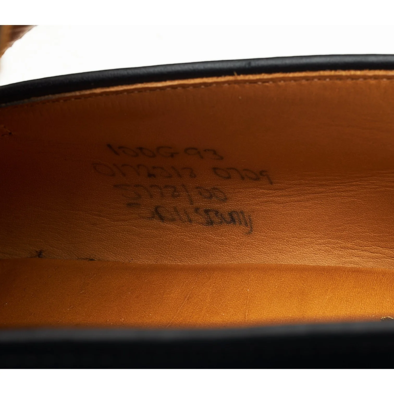 'Salisbury' Black Leather Loafers UK 10 G - Image 7