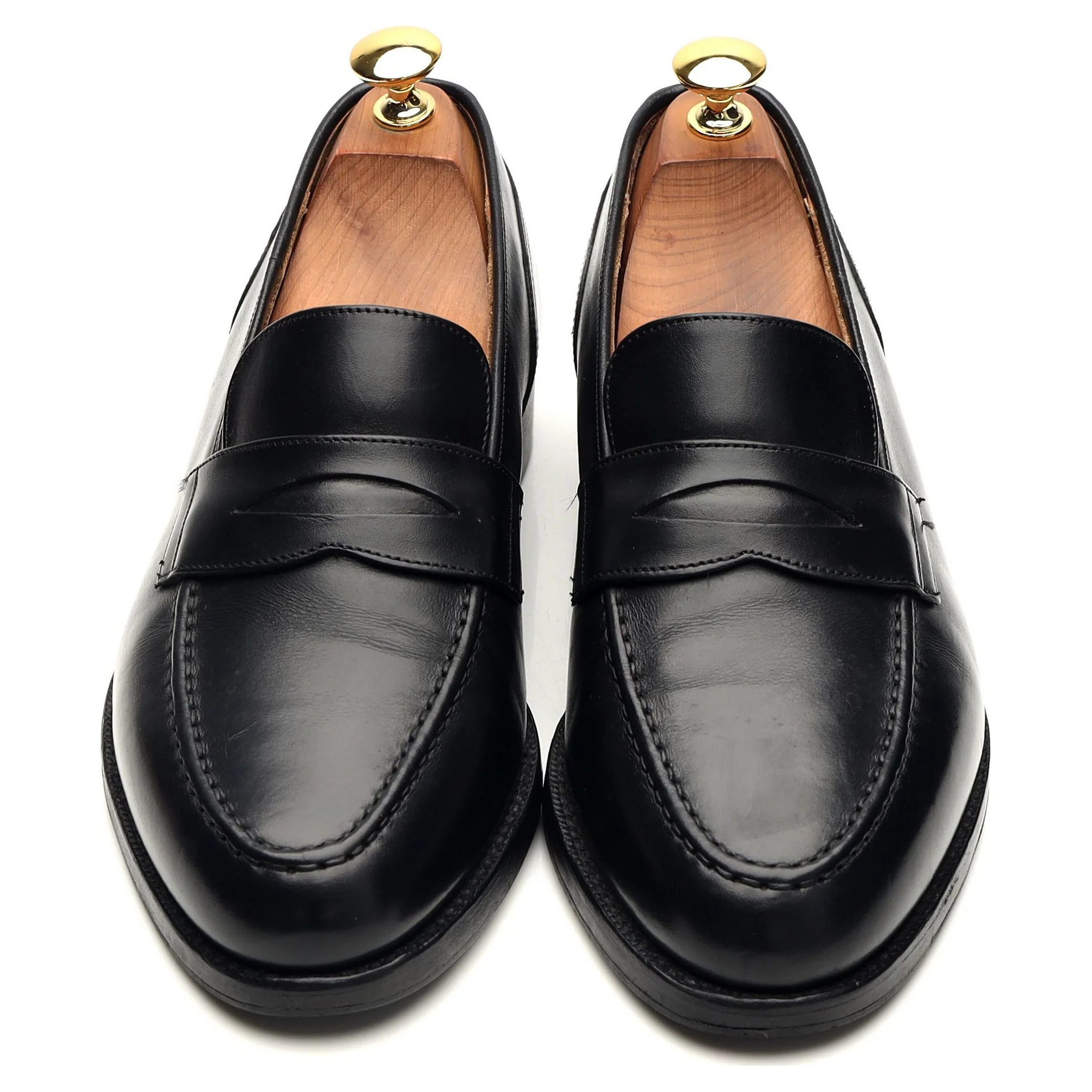 'Salisbury' Black Leather Loafers UK 6.5 G - Image 2