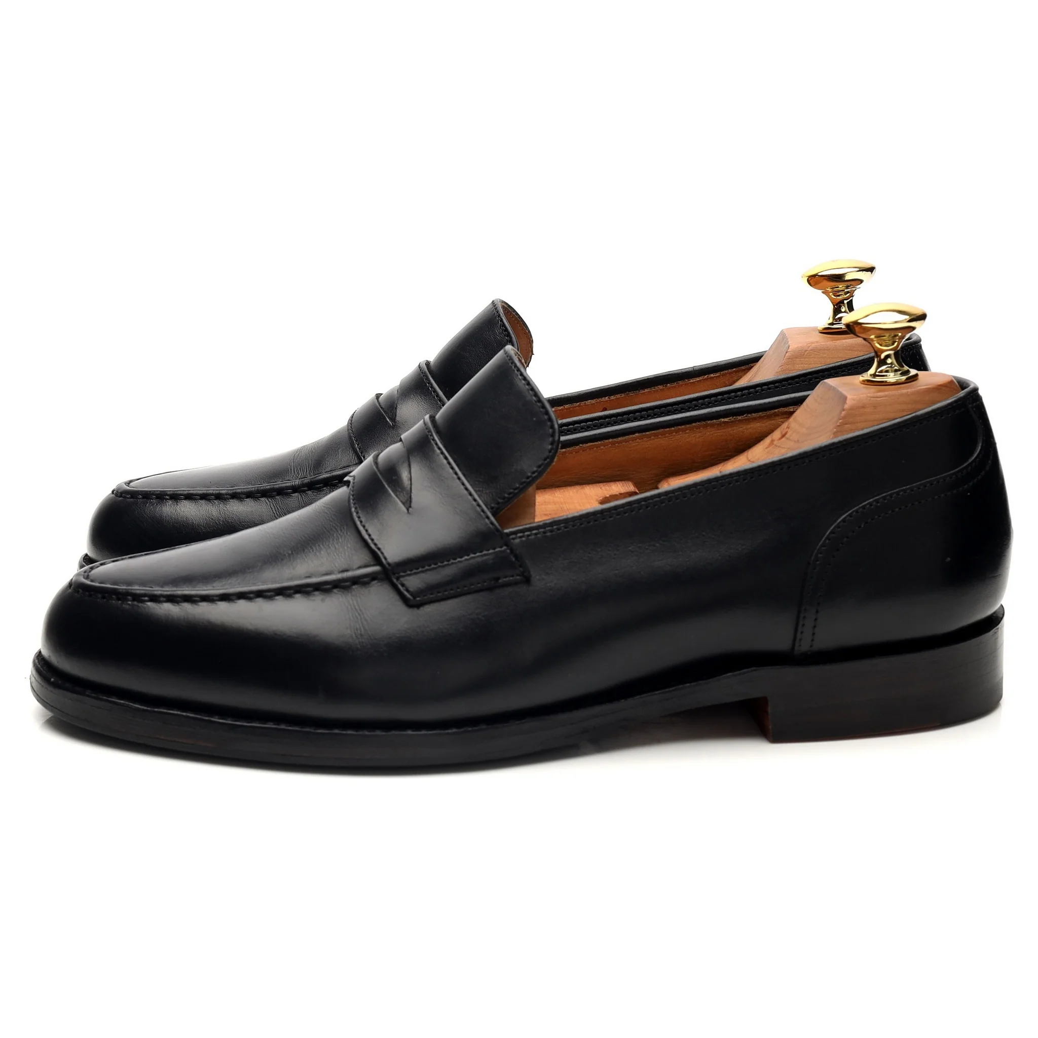 'Salisbury' Black Leather Loafers UK 6.5 G - Image 3