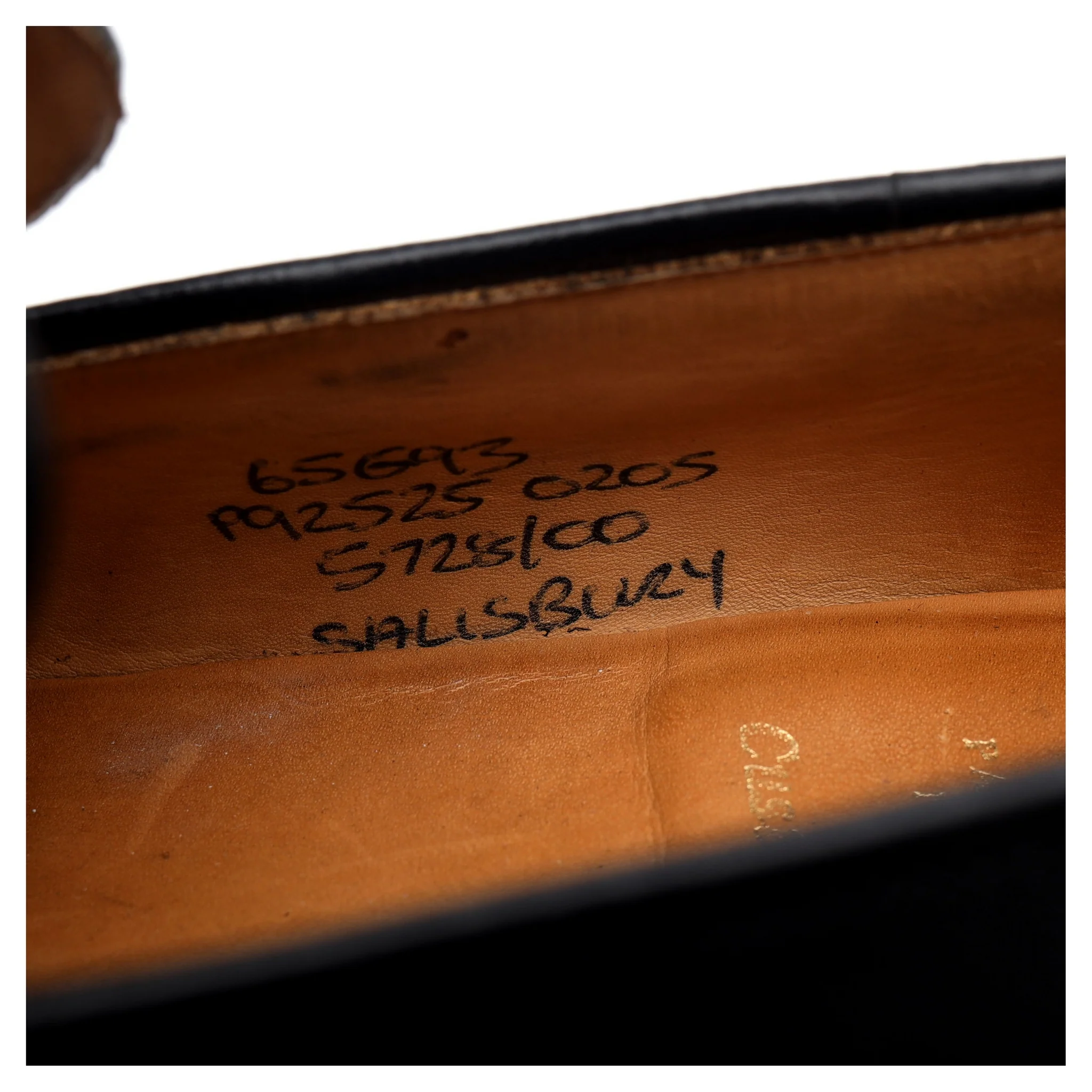 'Salisbury' Black Leather Loafers UK 6.5 G - Image 7