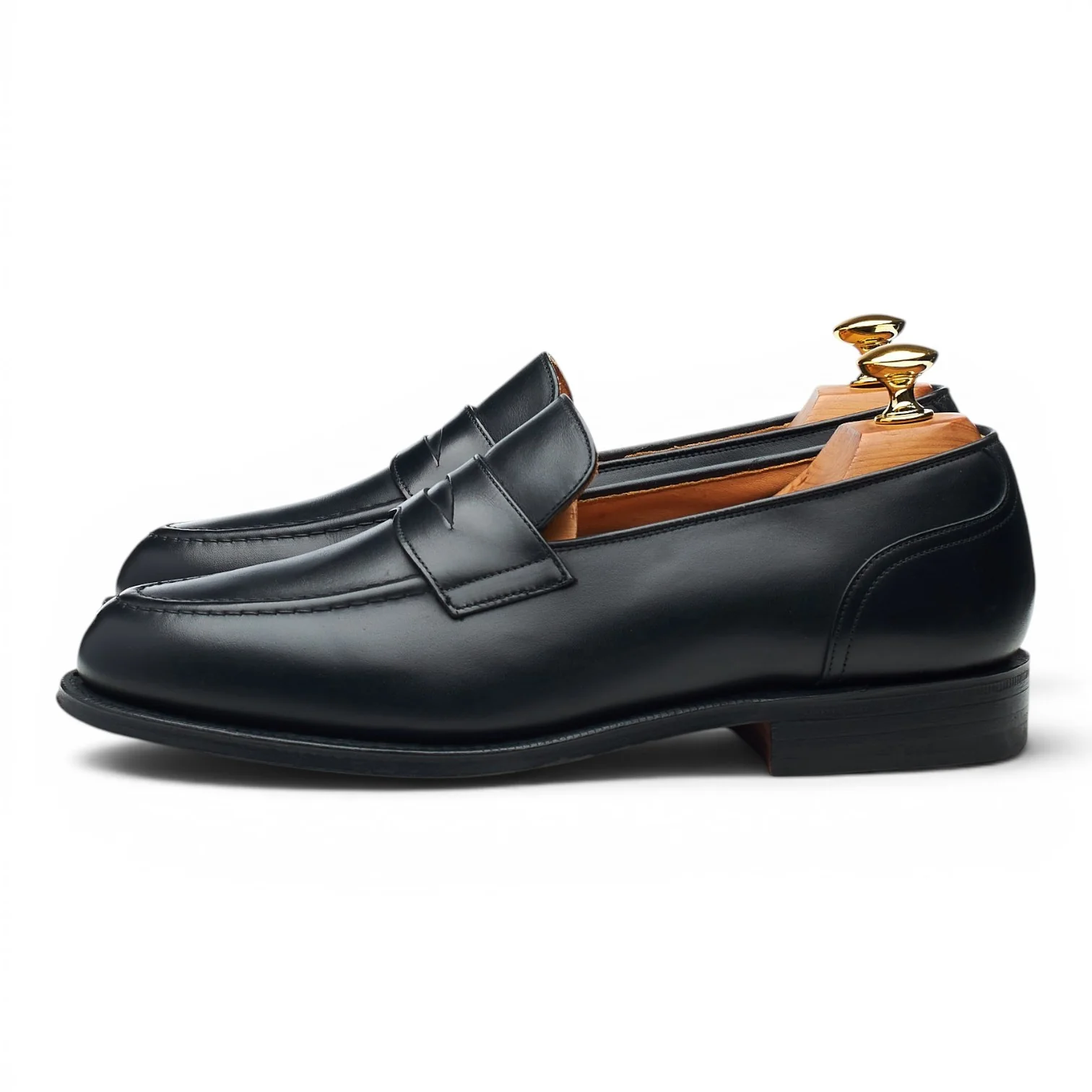 'Salisbury' Black Leather Loafers UK 6 G - Image 3