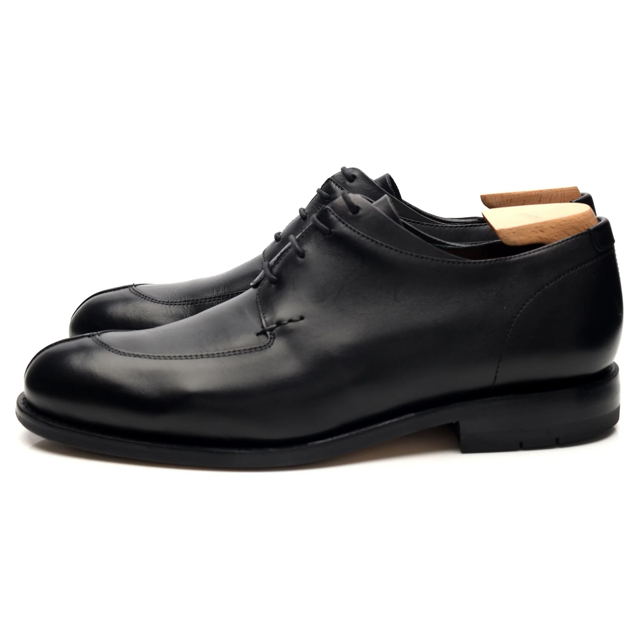 Women's 'Salvia' Black Leather Split Toe Derby UK 8 - Image 3