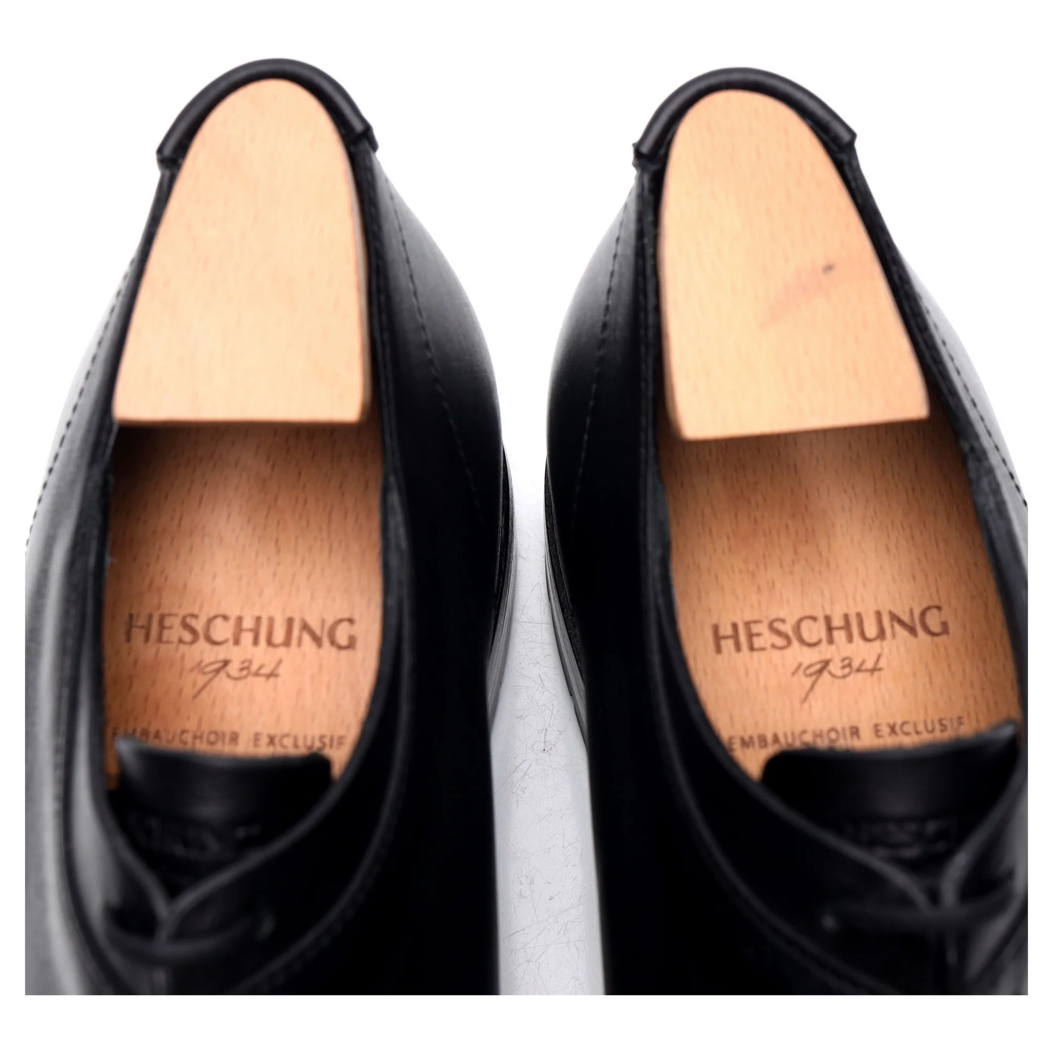 Women's 'Salvia' Black Leather Split Toe Derby UK 8 - Image 5