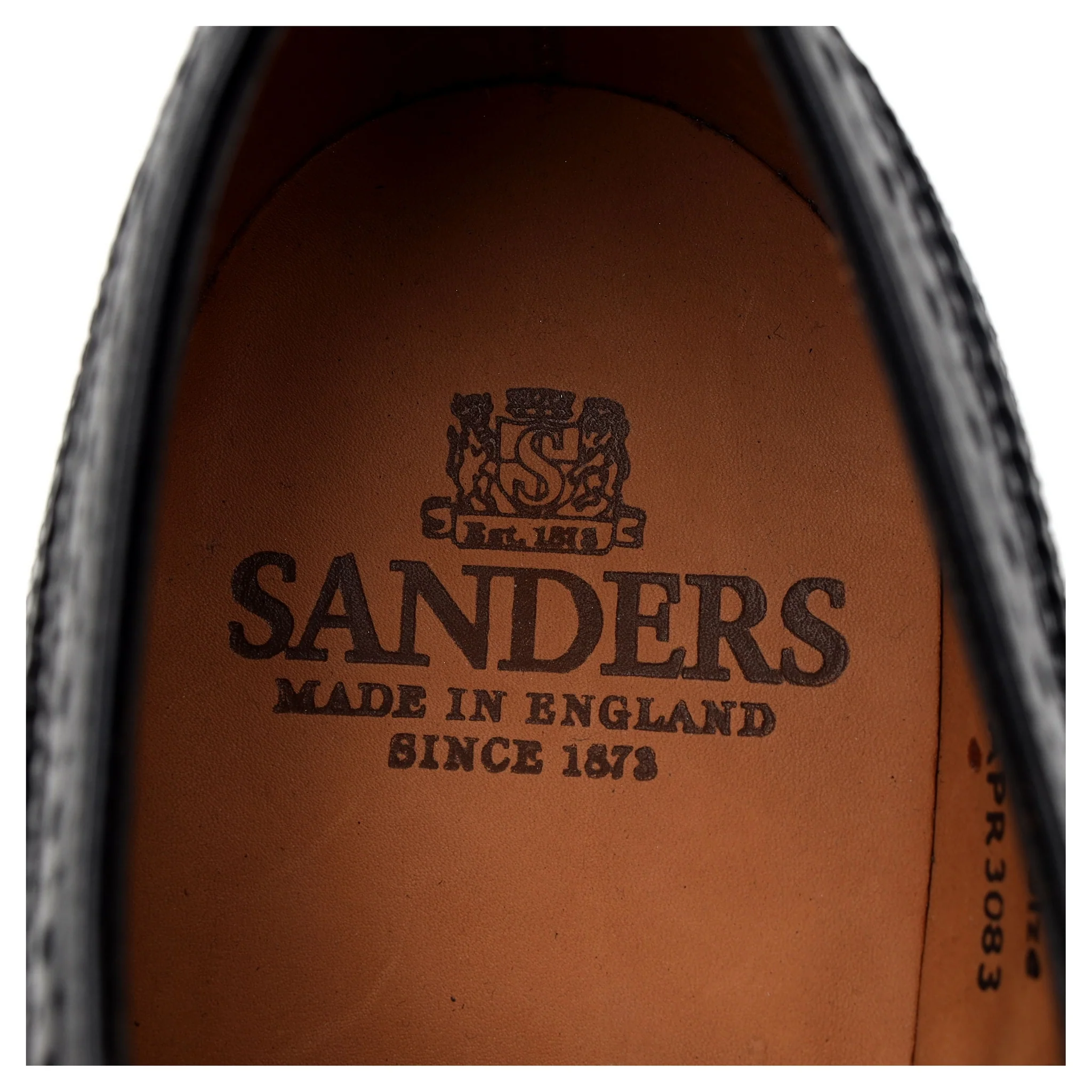 'Kingston' Black Leather Derby Brogues UK 7.5 F - Image 12
