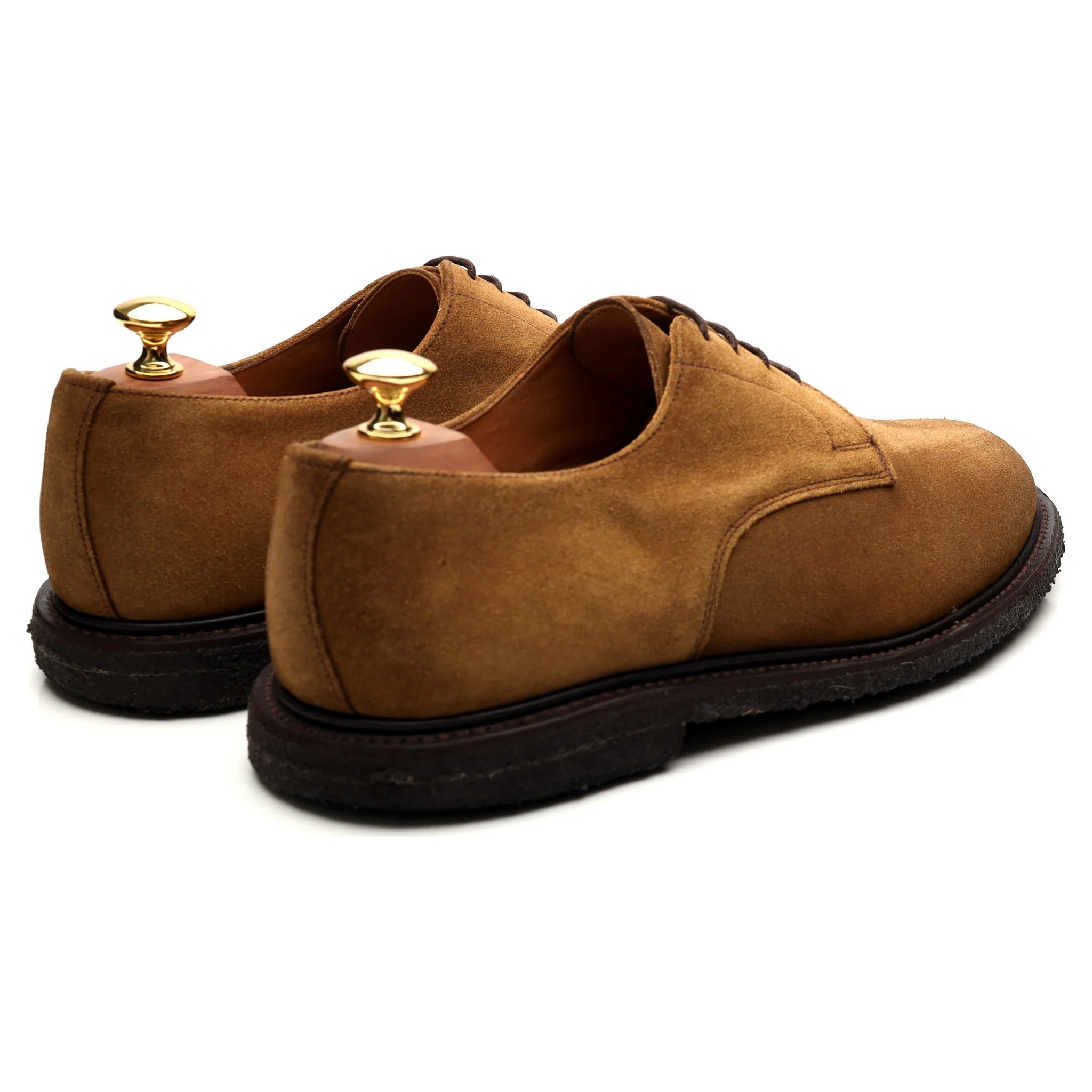 'Archie' Tan Brown Suede Derby UK 9.5 - Image 5