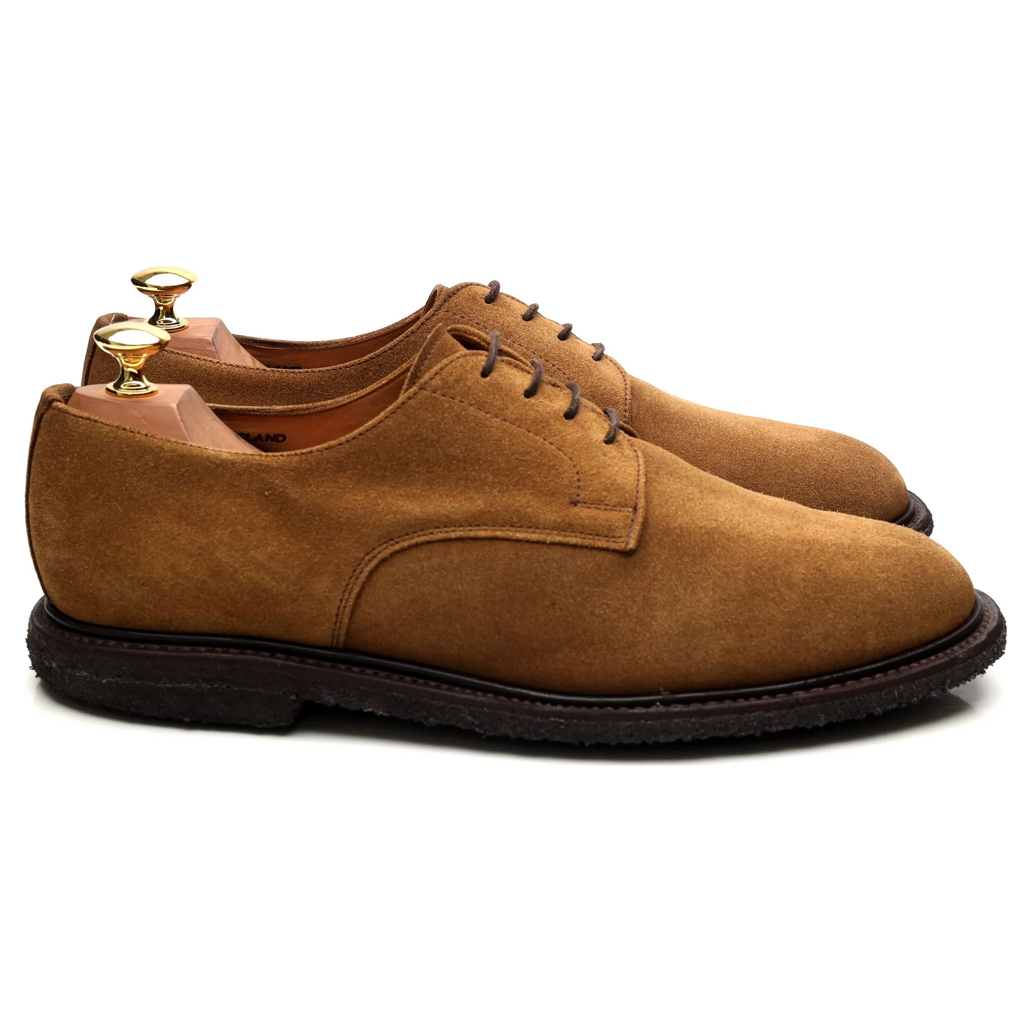 'Archie' Tan Brown Suede Derby UK 9.5 - Image 6