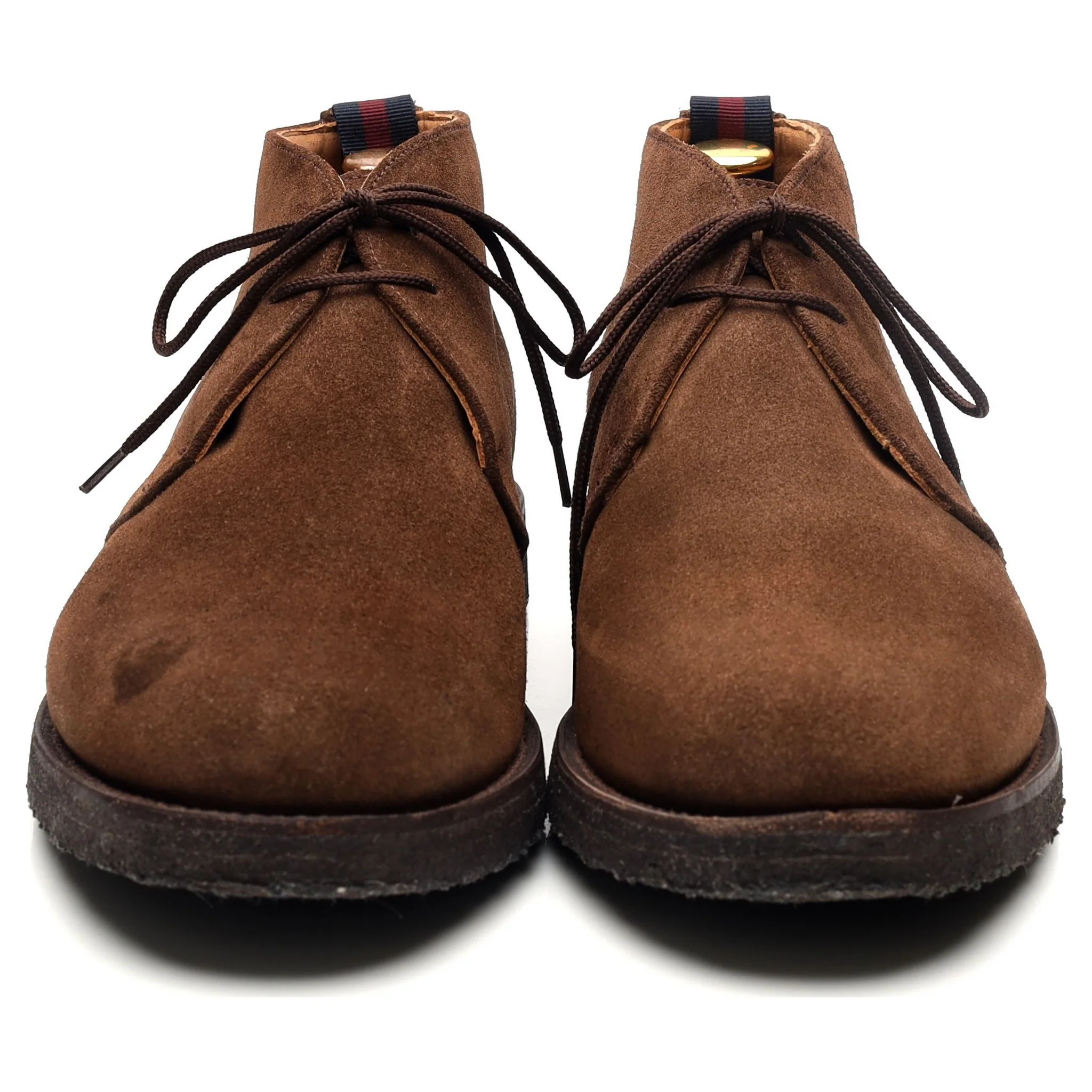 'Finley' Brown Suede Chukka Boots UK 8 F - Image 8