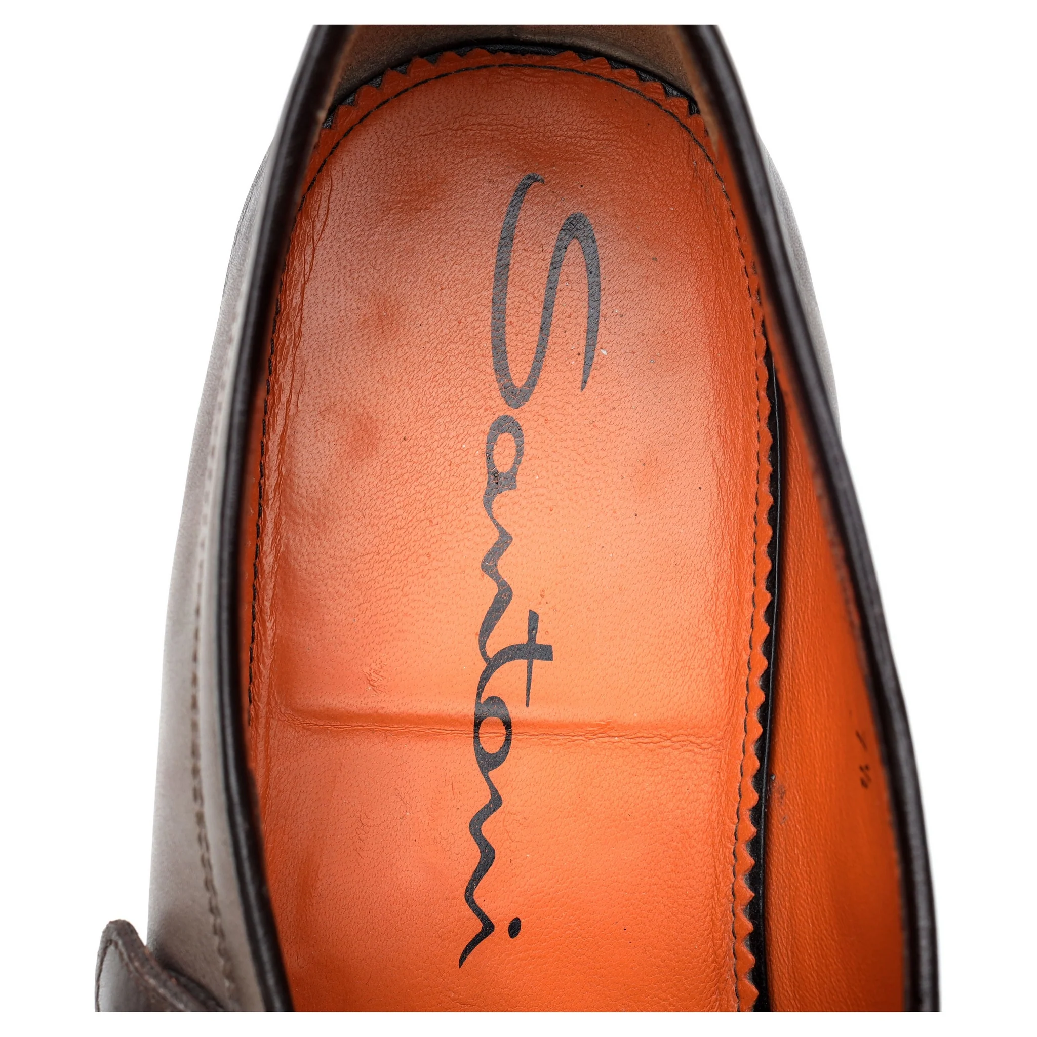 Grey Leather Double Monk Loafers UK 7.5 F - Image 12