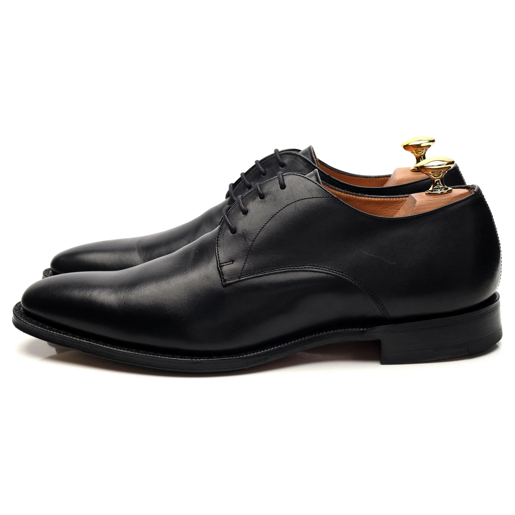 'Sawley' Black Leather Derby UK 6.5 F - Image 3
