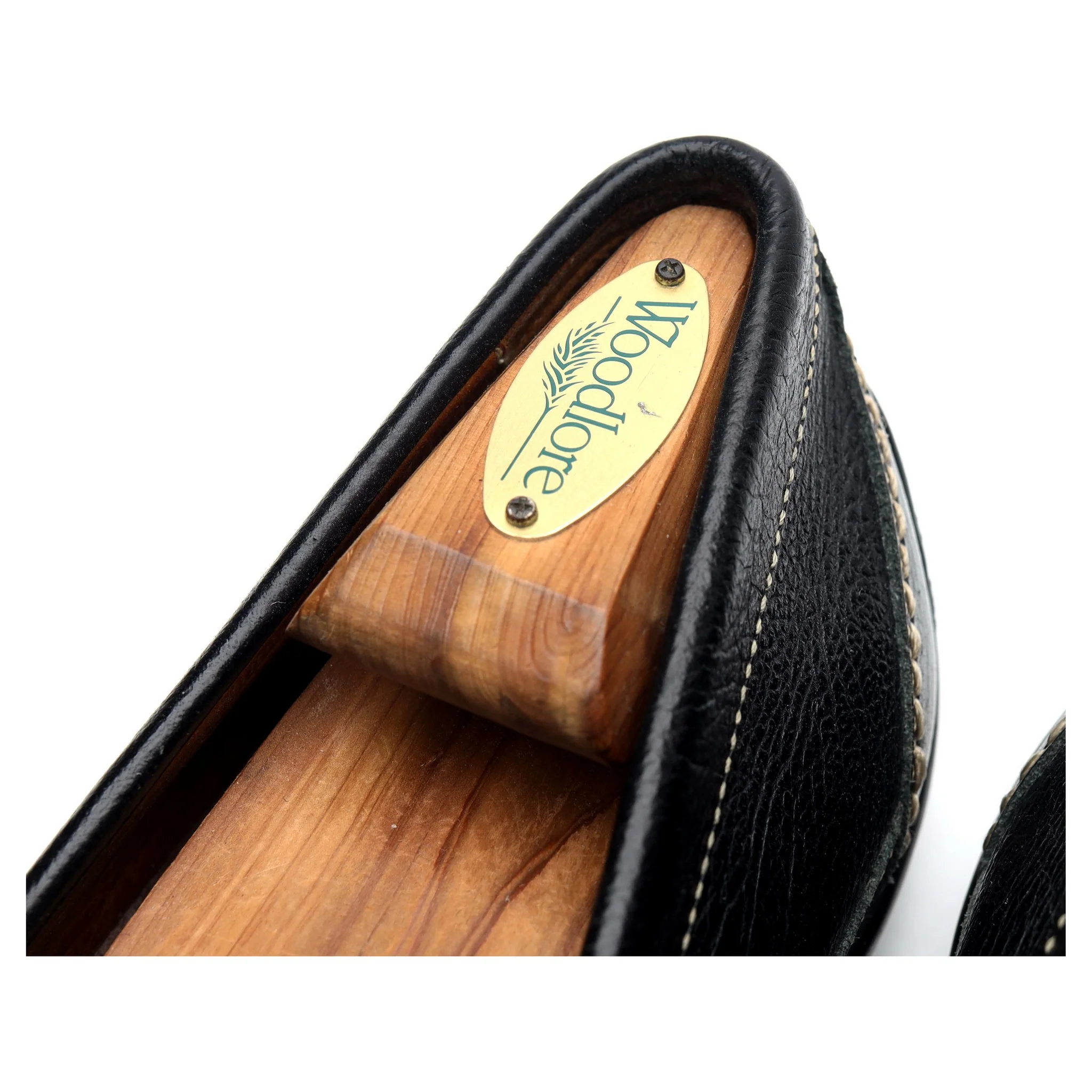 'Saxon' Black Grain Leather Horsebit Loafers UK 9.5 US 10.5 - Image 5