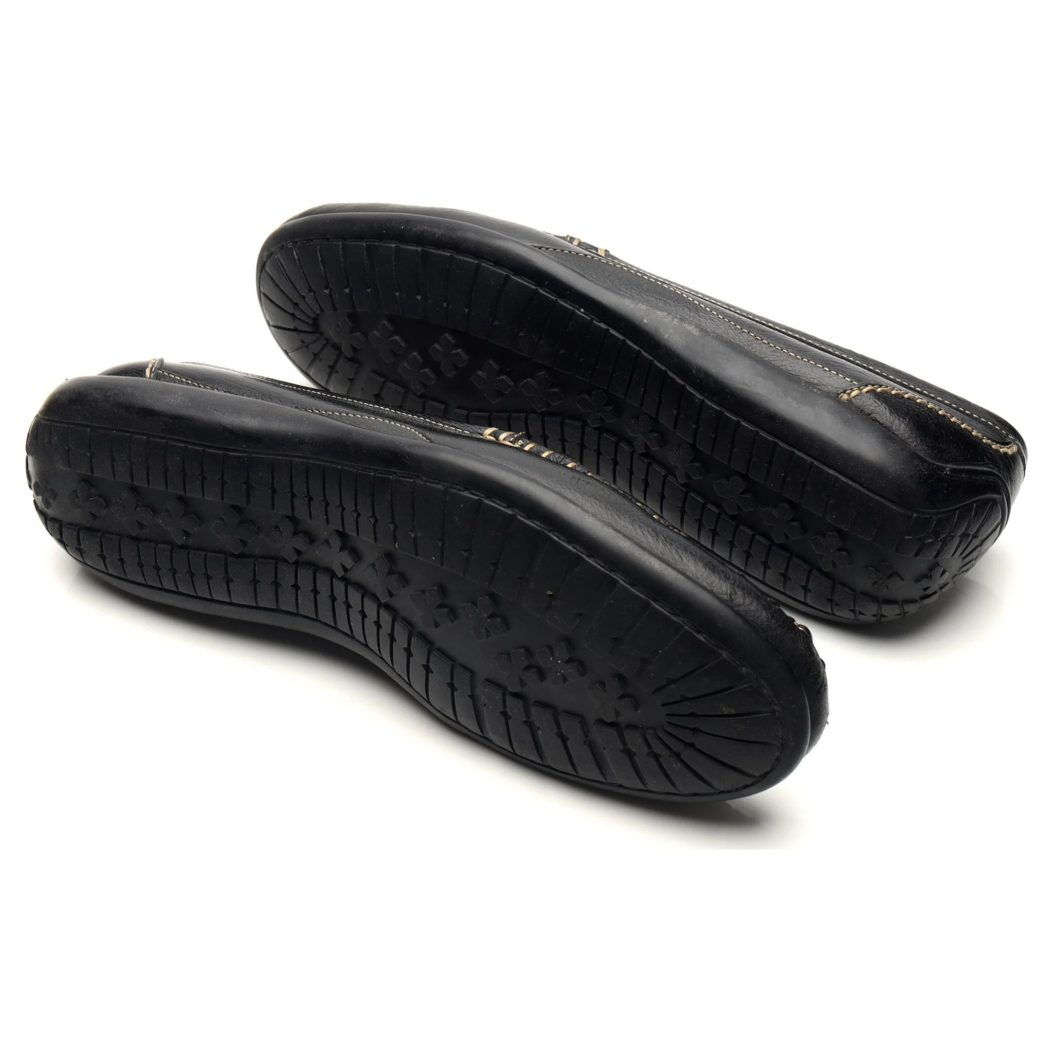 'Saxon' Black Grain Leather Horsebit Loafers UK 9.5 US 10.5 - Image 6