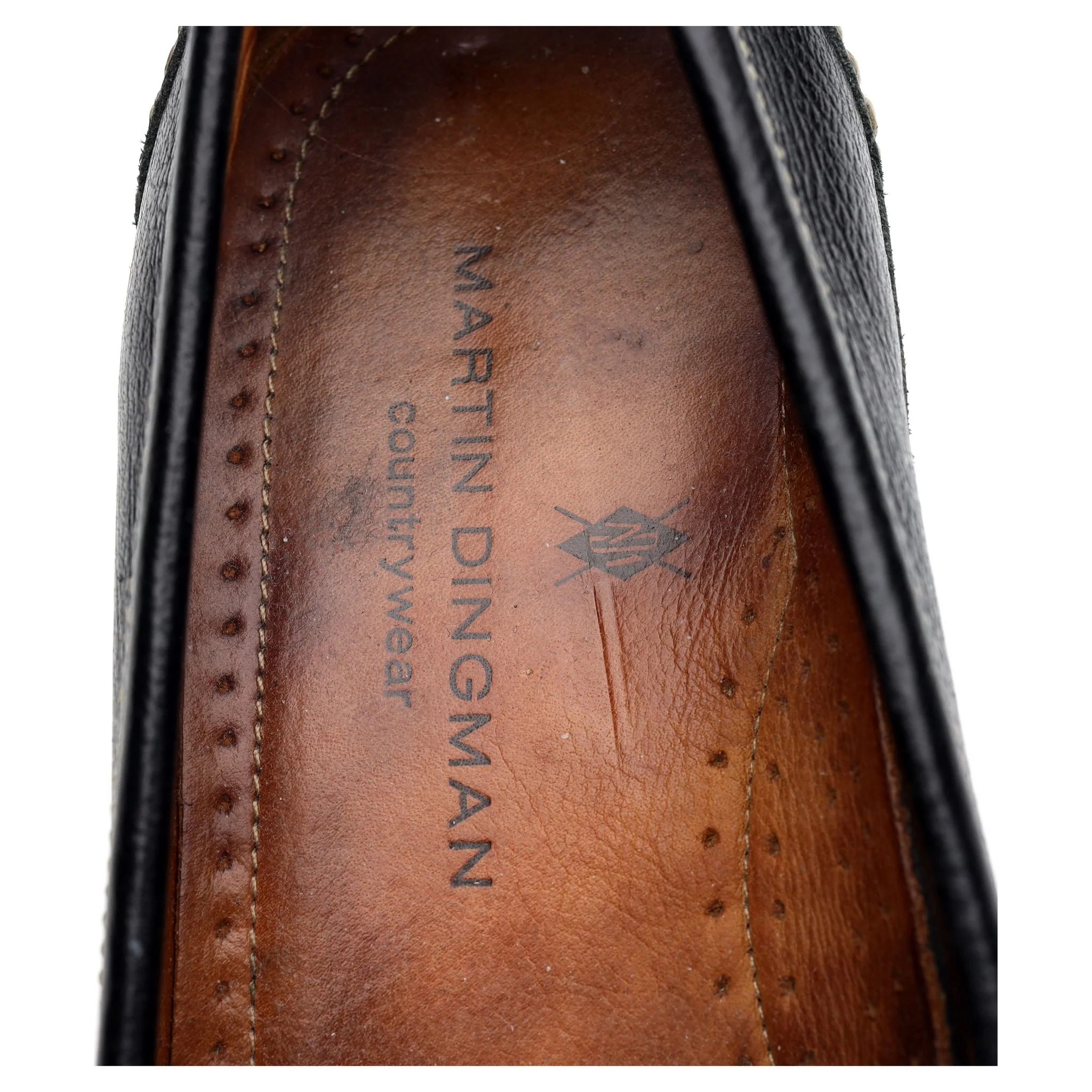 'Saxon' Black Grain Leather Horsebit Loafers UK 9.5 US 10.5 - Image 7