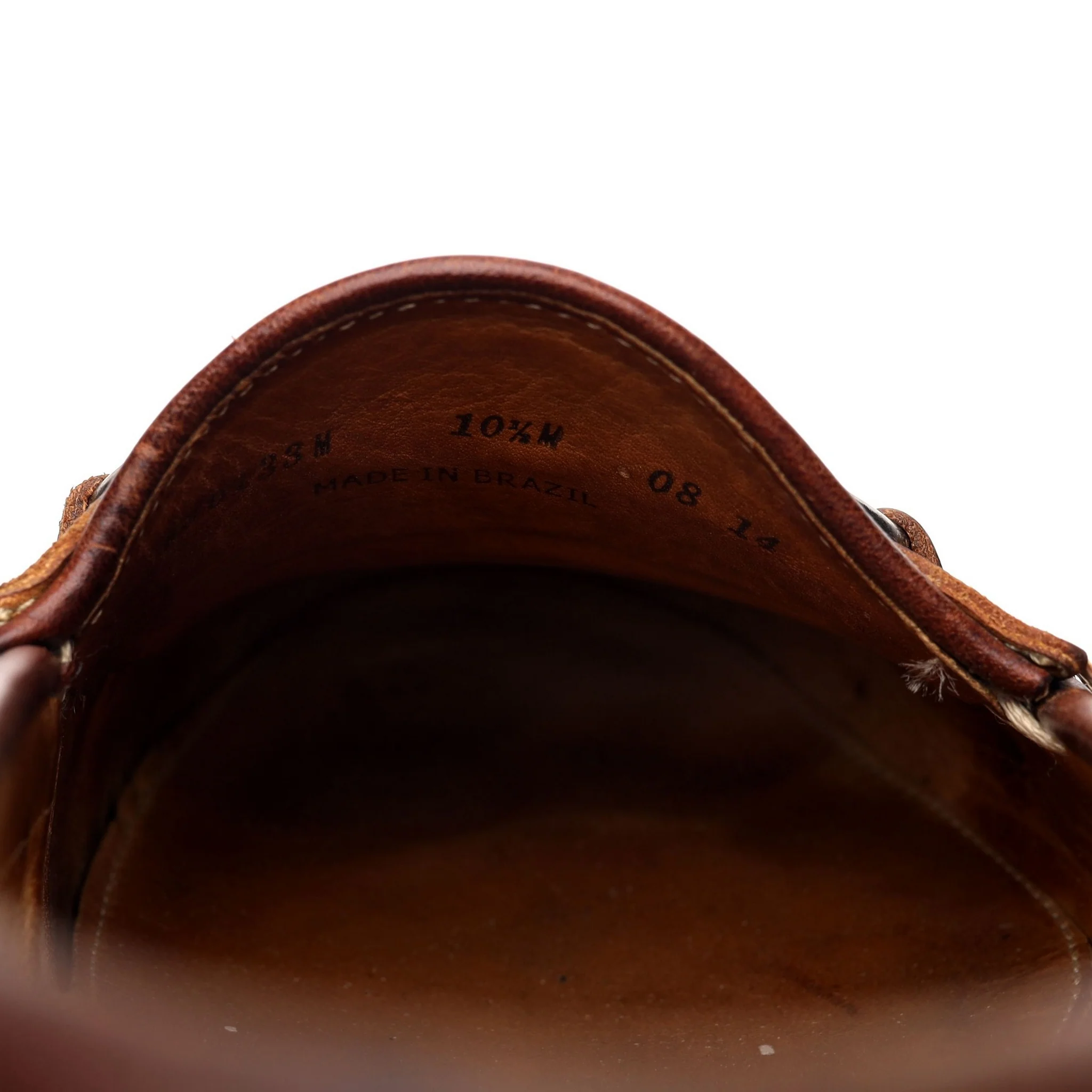 'Saxon' Brown Crocodile Grain Leather Horsebit Loafers UK 9.5 US 10.5 - Image 7