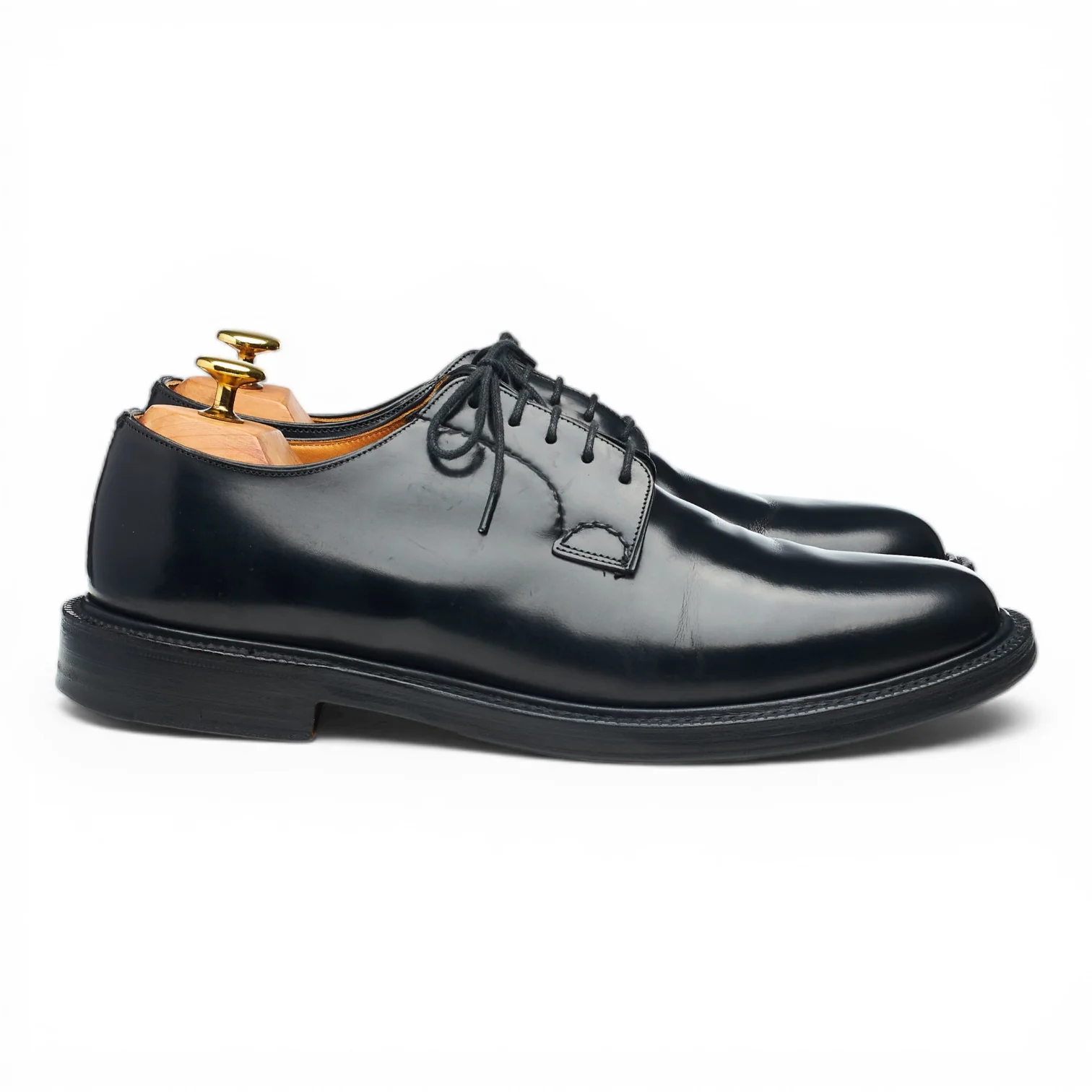 'Shannon' Black Leather Derby UK 8 F