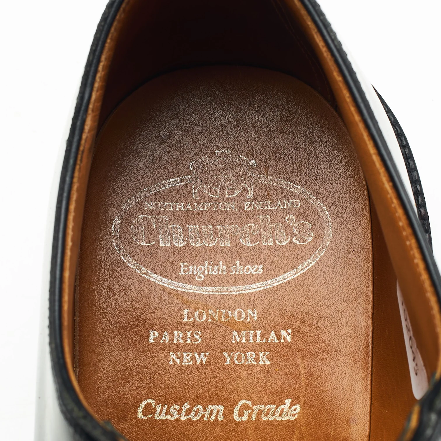 'Shannon' Black Leather Derby UK 8 F - Image 6