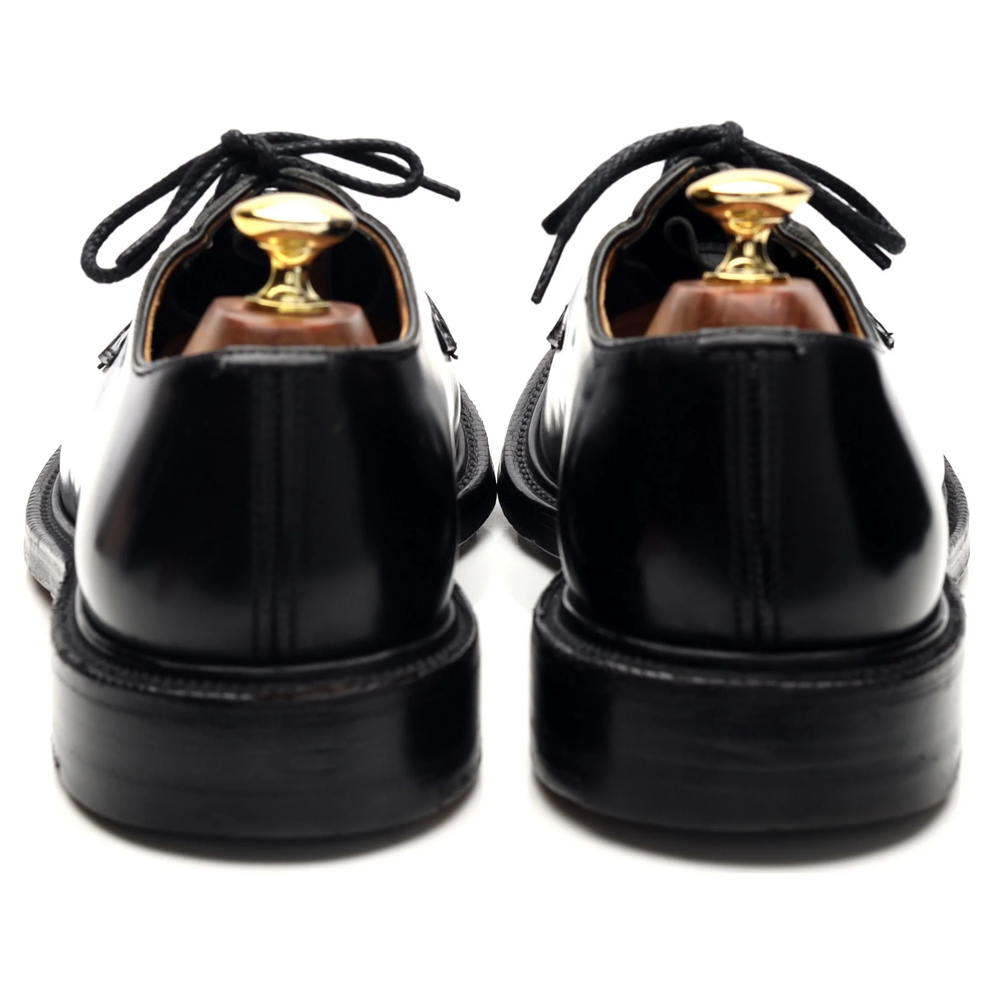'Shannon' Black Leather Derby UK 8 F - Image 4