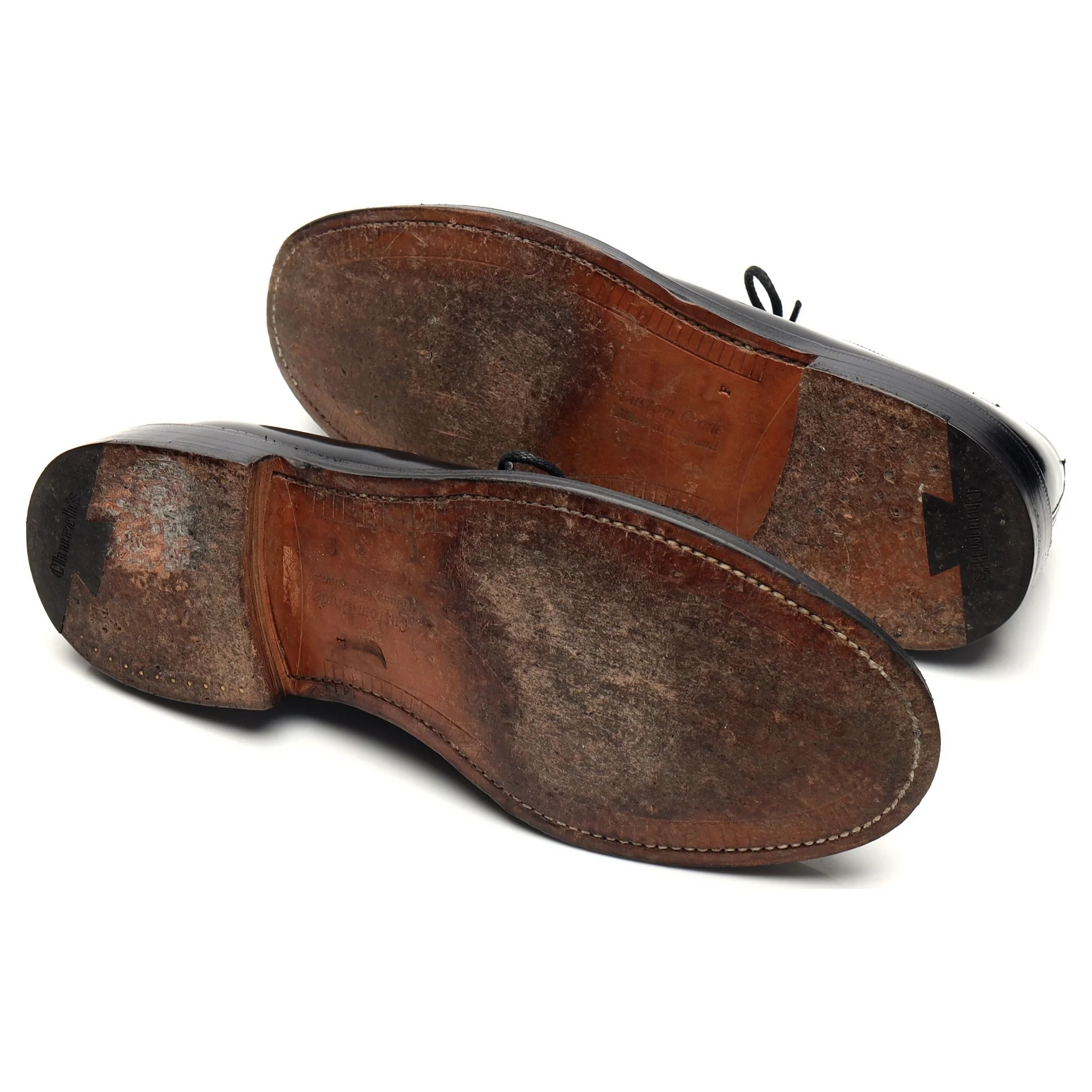 'Shannon' Black Leather Derby UK 8 F - Image 5