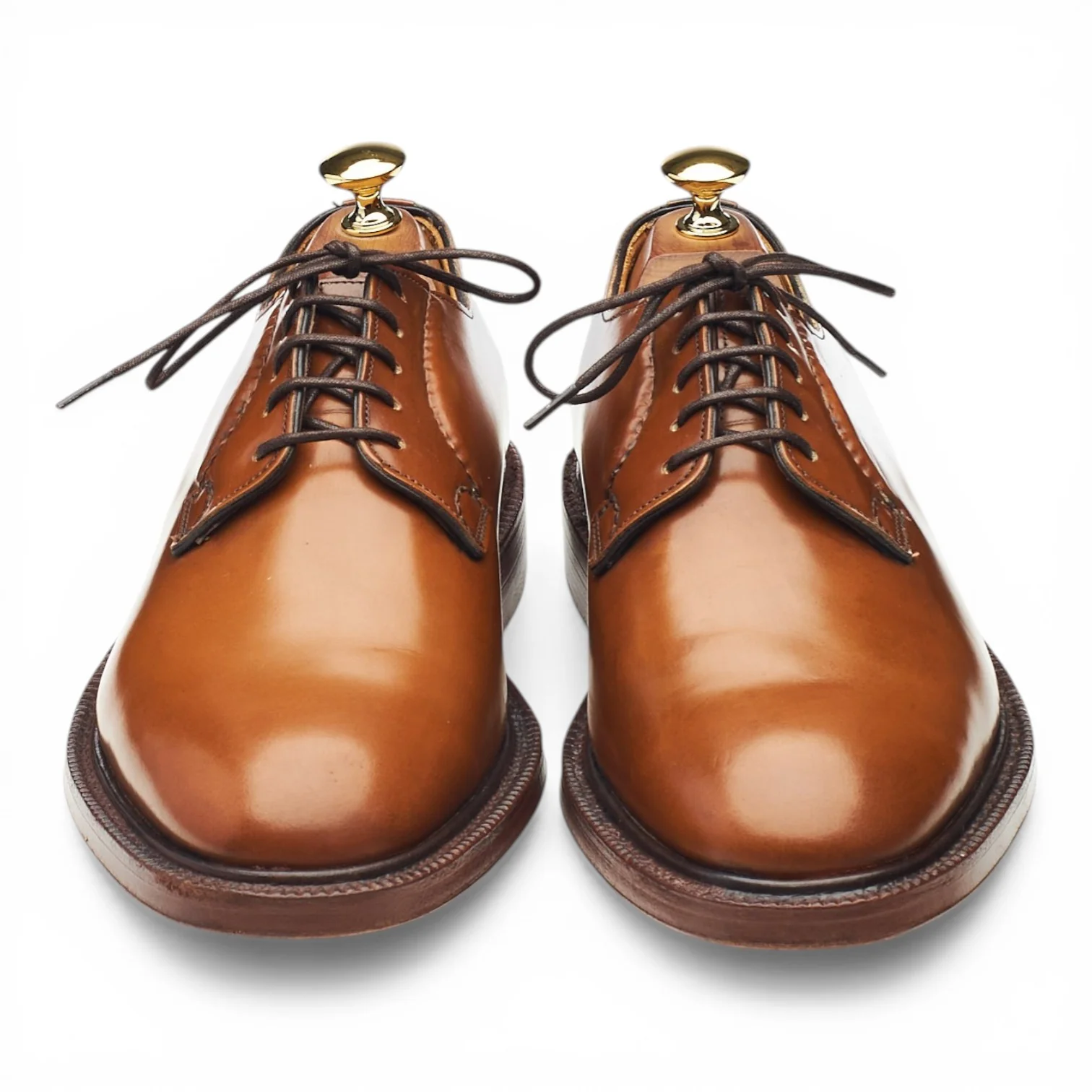 'Shannon' Tan Brown Leather Derby UK 6.5 F - Image 2