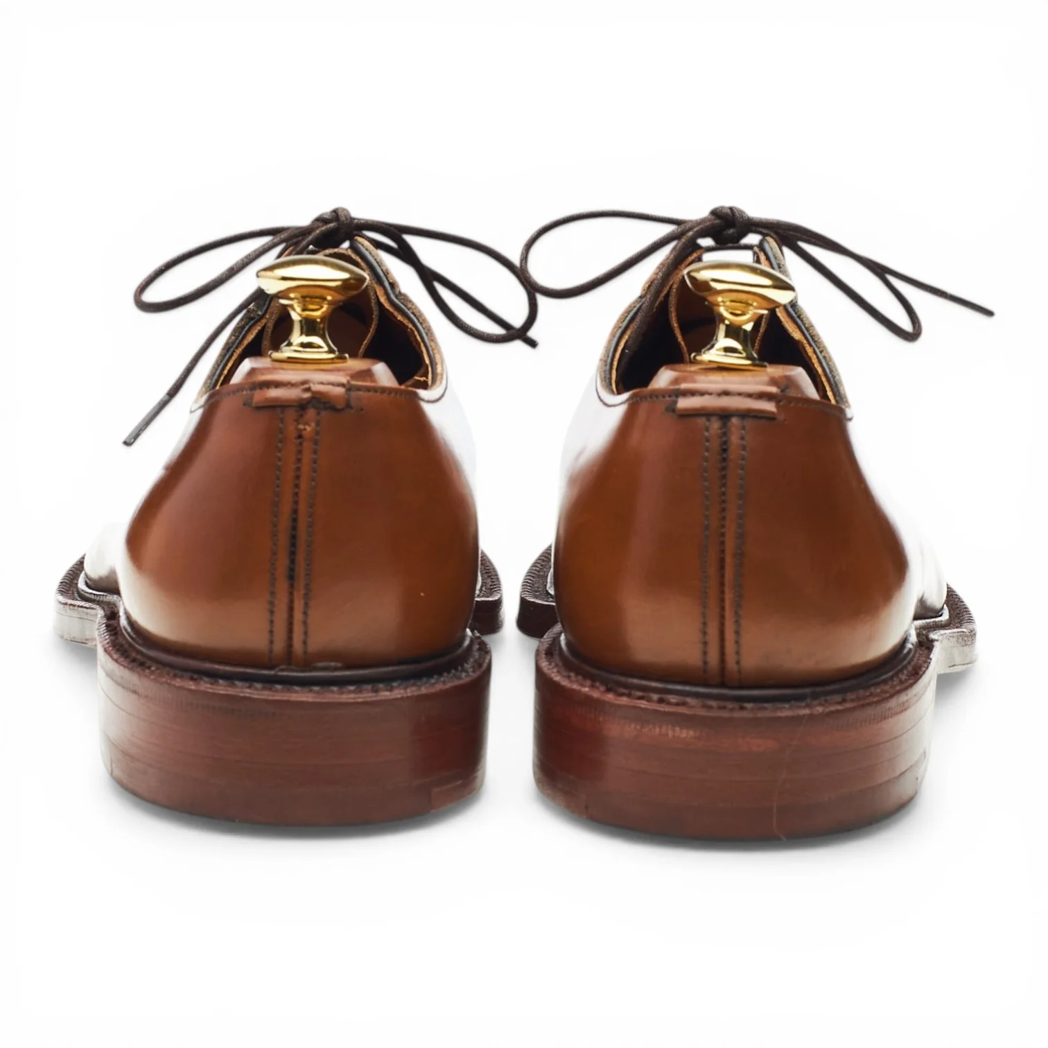 'Shannon' Tan Brown Leather Derby UK 6.5 F - Image 4