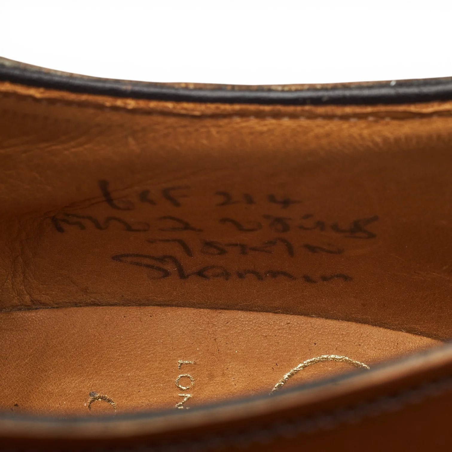 'Shannon' Tan Brown Leather Derby UK 6.5 F - Image 7