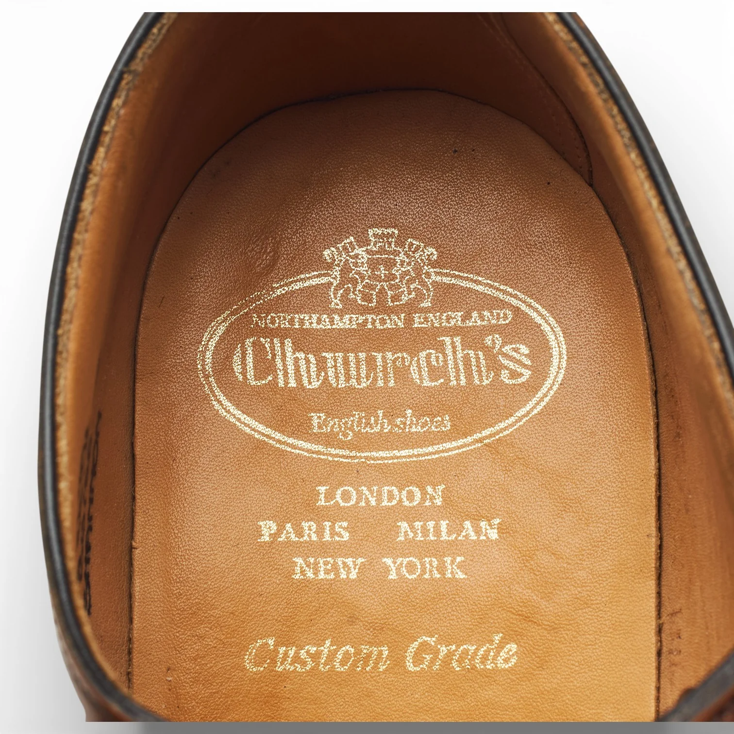 'Shannon' Tan Brown Leather Derby UK 9.5 G - Image 6