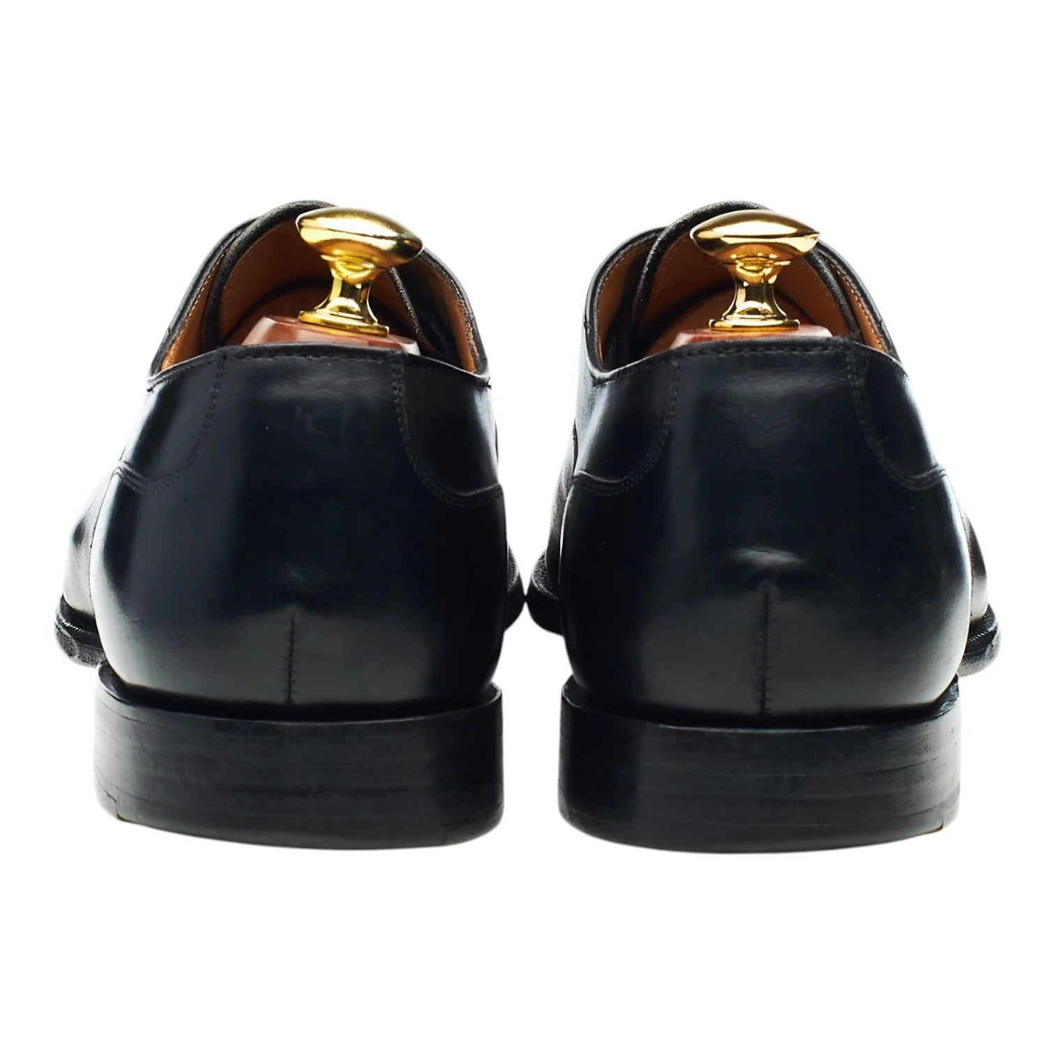 'Sheldon' Black Leather Oxford UK 8 F - Image 4