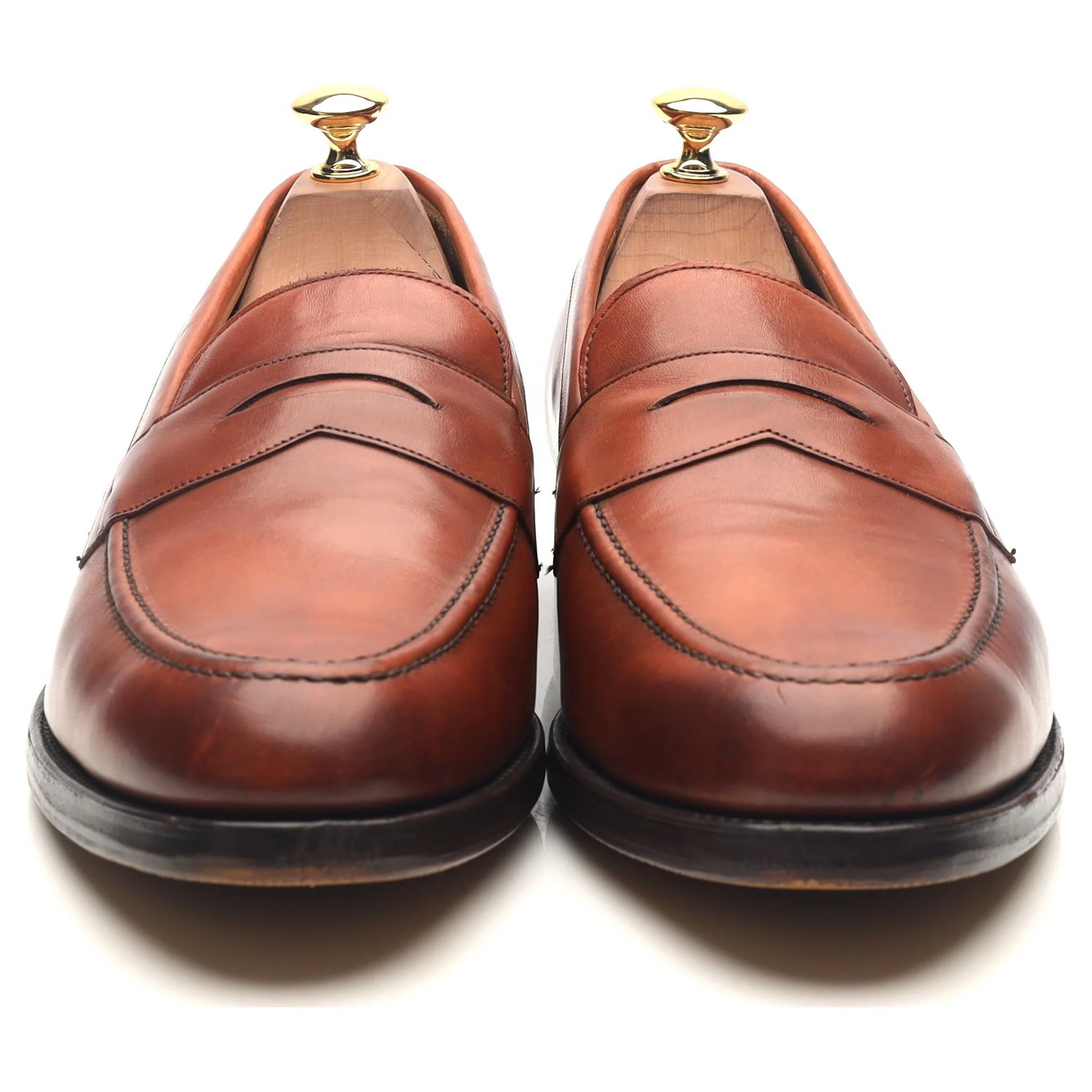 Shipton & Heneage 'Arran' Tan Brown Leather Loafers UK 9.5 F - Image 8