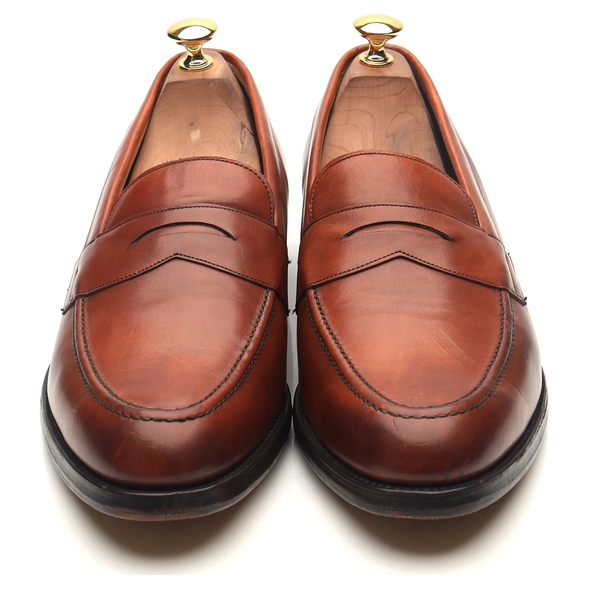 Shipton & Heneage 'Arran' Tan Brown Leather Loafers UK 9.5 F - Image 9