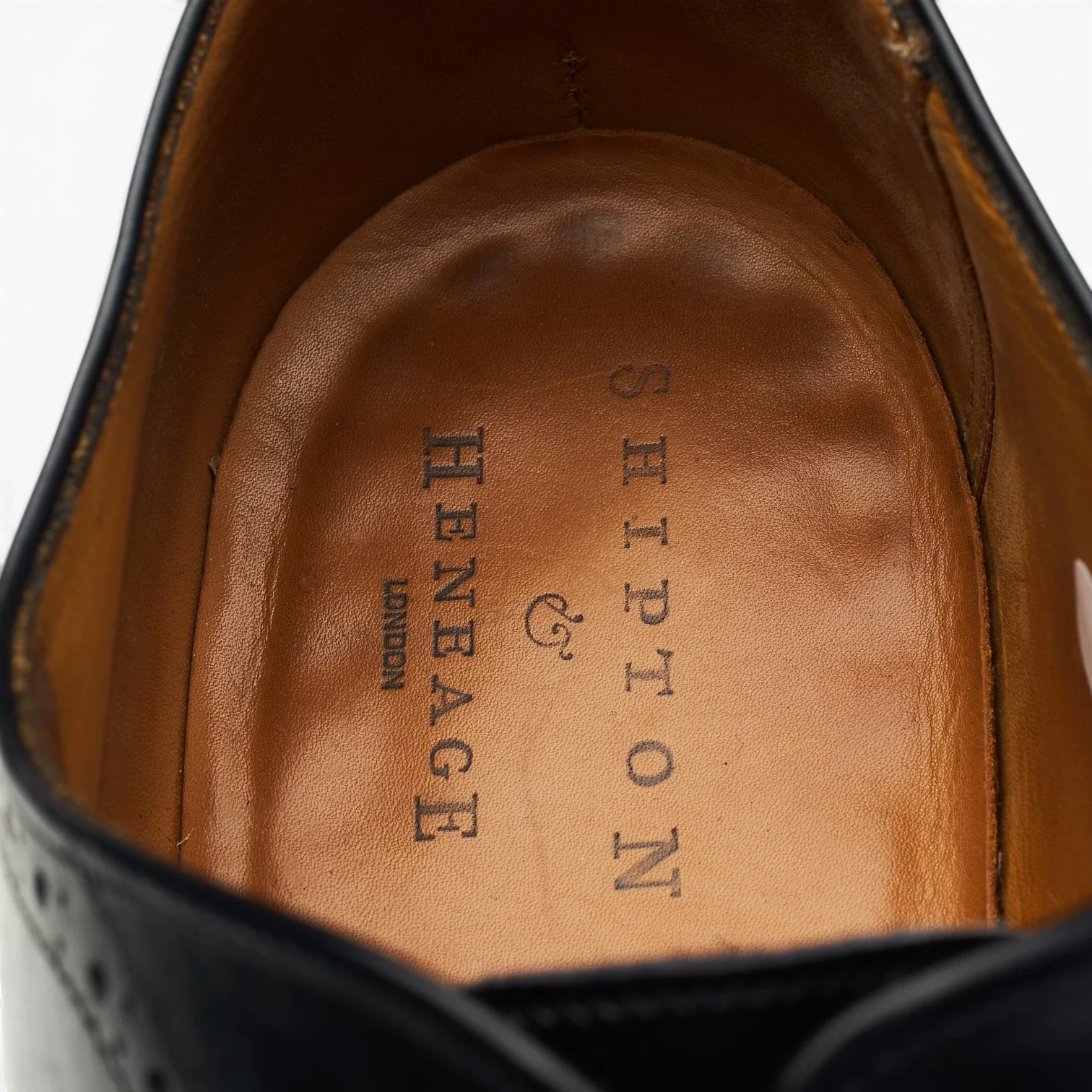 Shipton & Heneage 'Chatsworth' Black Leather Oxford UK 10 F - Image 6