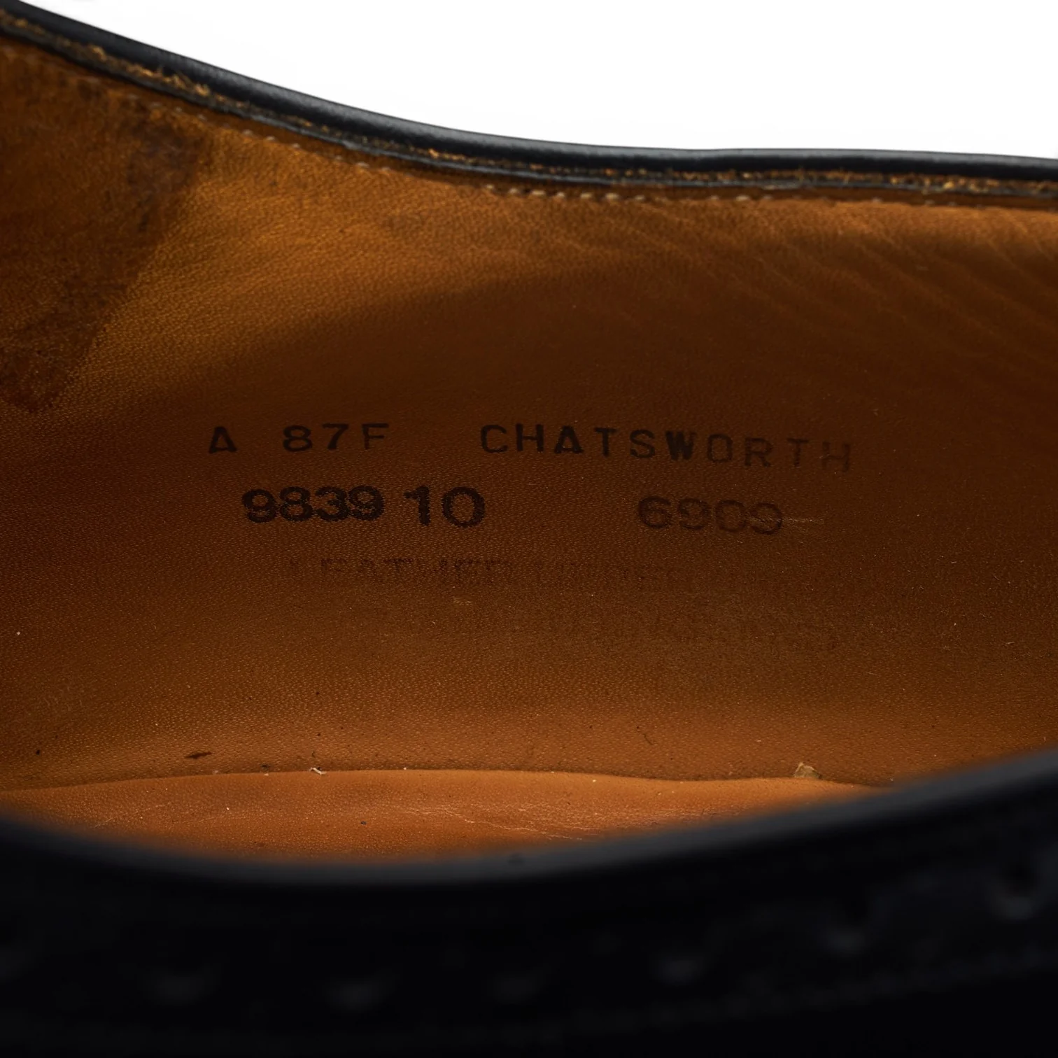 Shipton & Heneage 'Chatsworth' Black Leather Oxford UK 10 F - Image 7