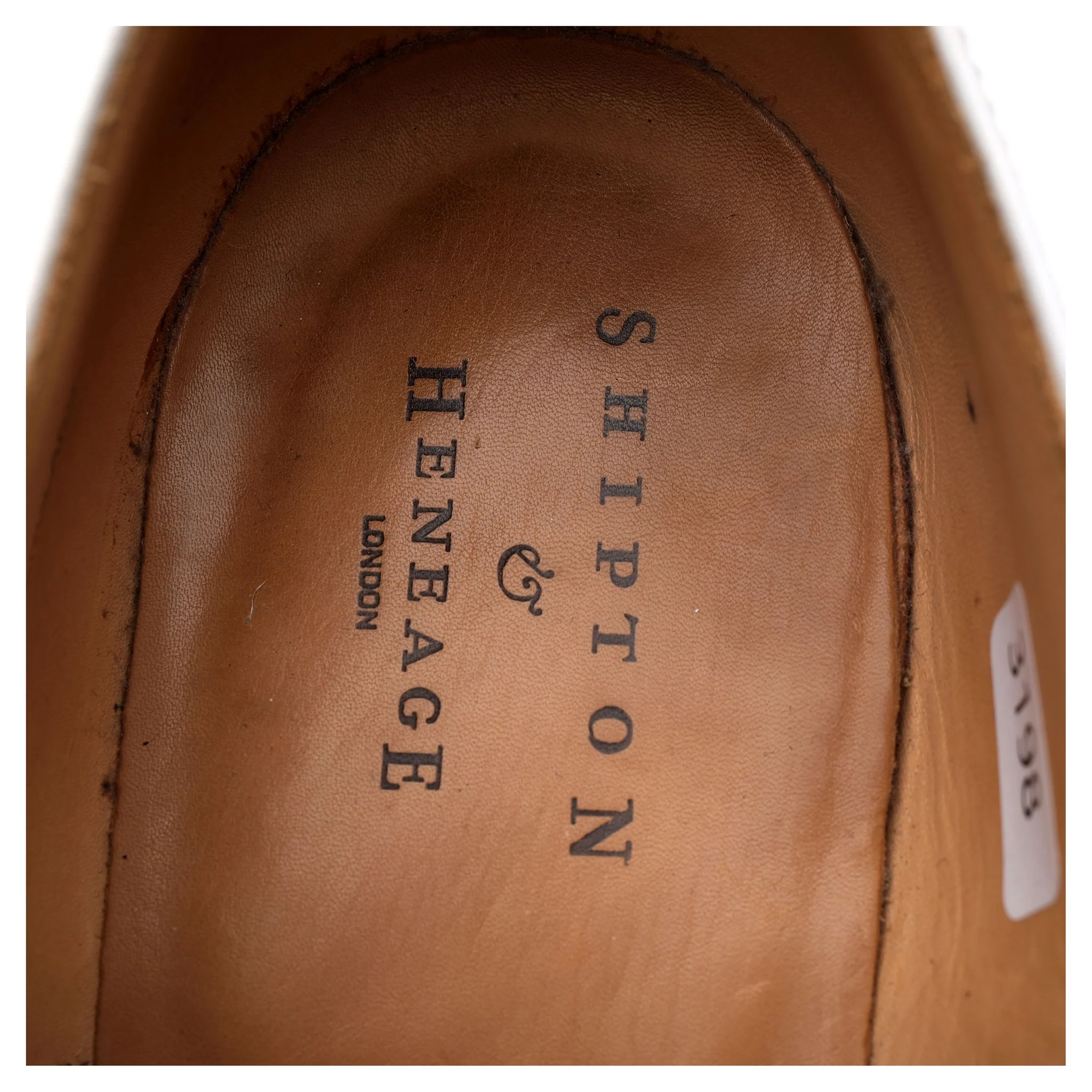 'George' Black White Leather Spectator Brogues UK 12 F - Image 12
