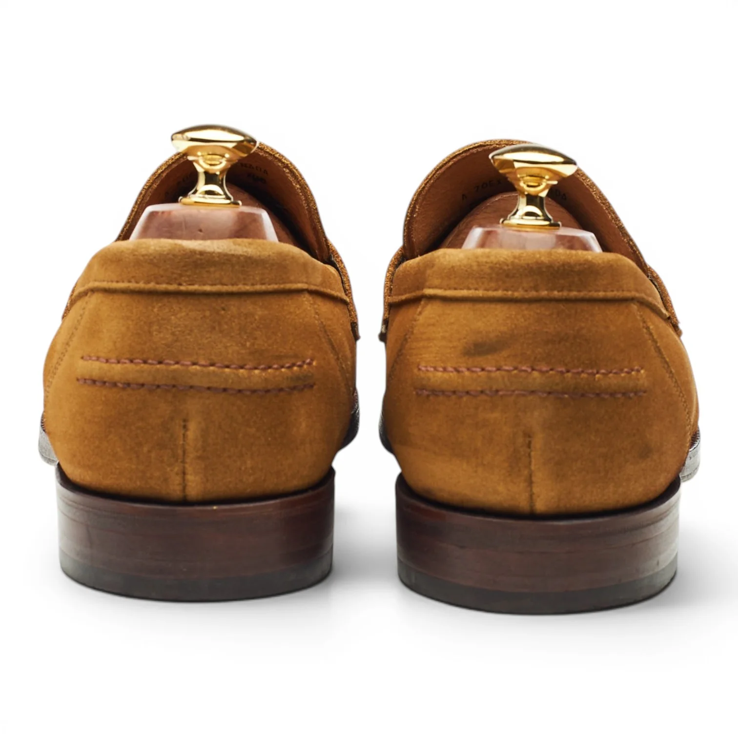 Shipton & Heneage 'Grenada' Sand Suede Loafers 10 EX - Image 4