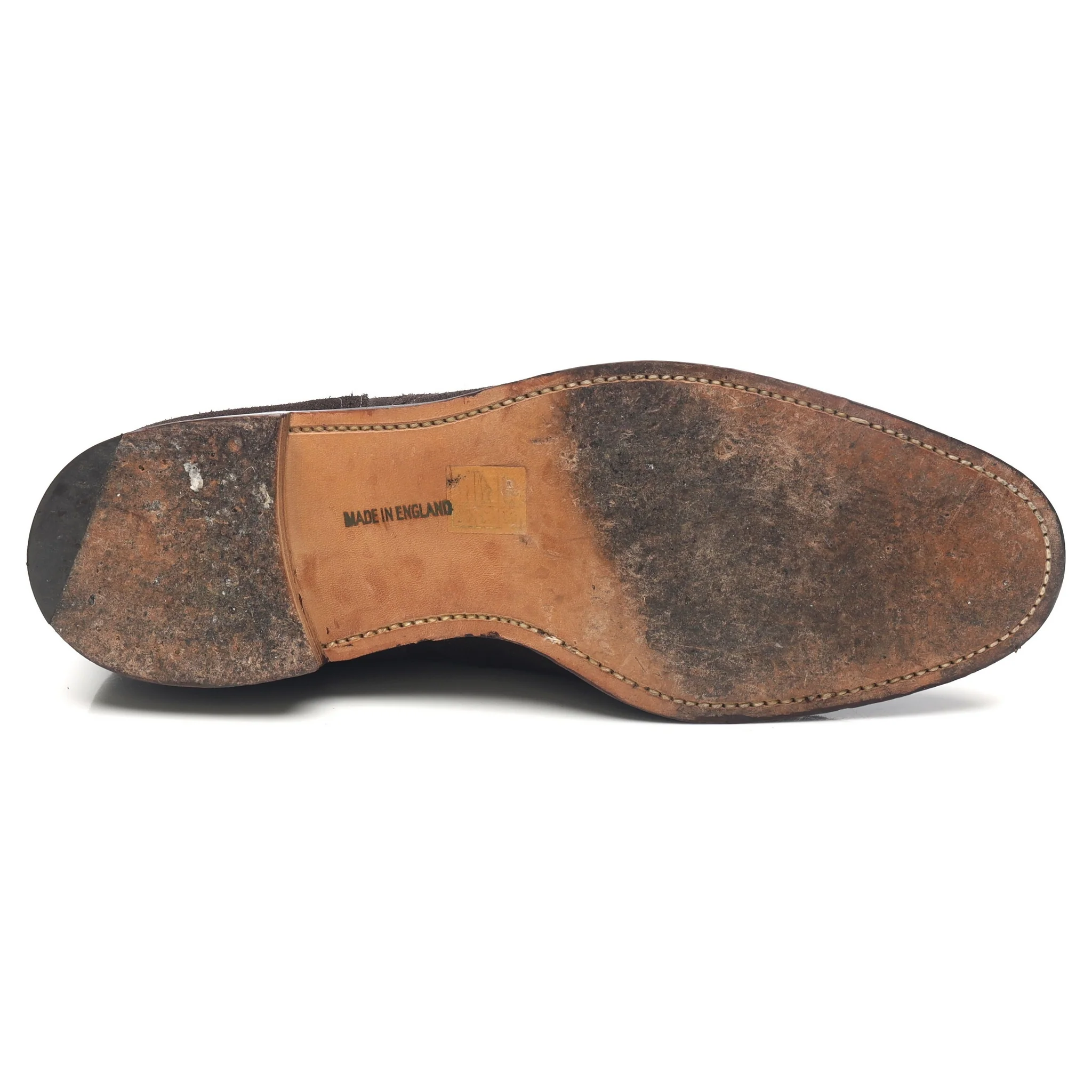 Shipton & Heneage 'Harris' Dark Brown Suede Oxford Brogues UK 8.5 F - Image 11