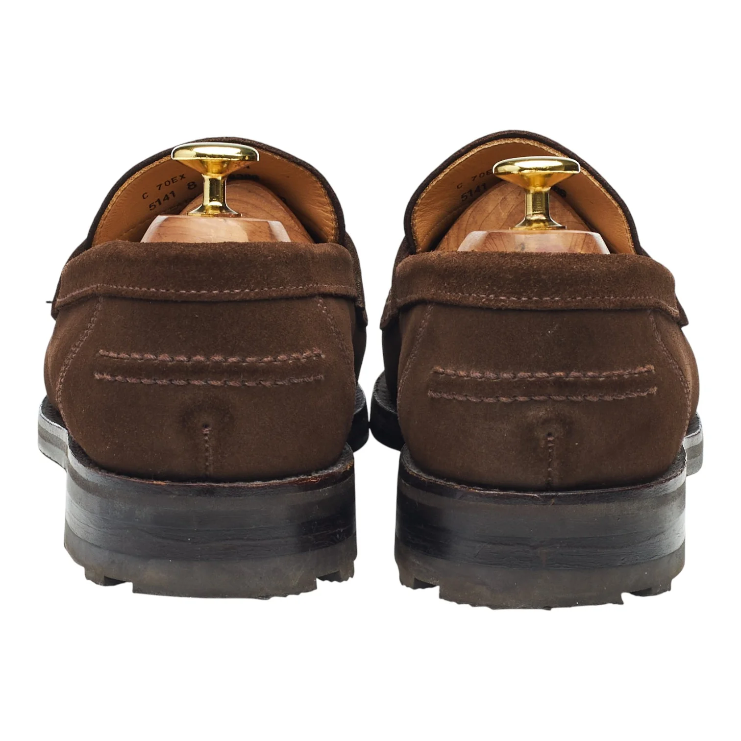 Shipton & Heneage 'Hendon' Brown Suede Loafers UK 8 EX - Image 4