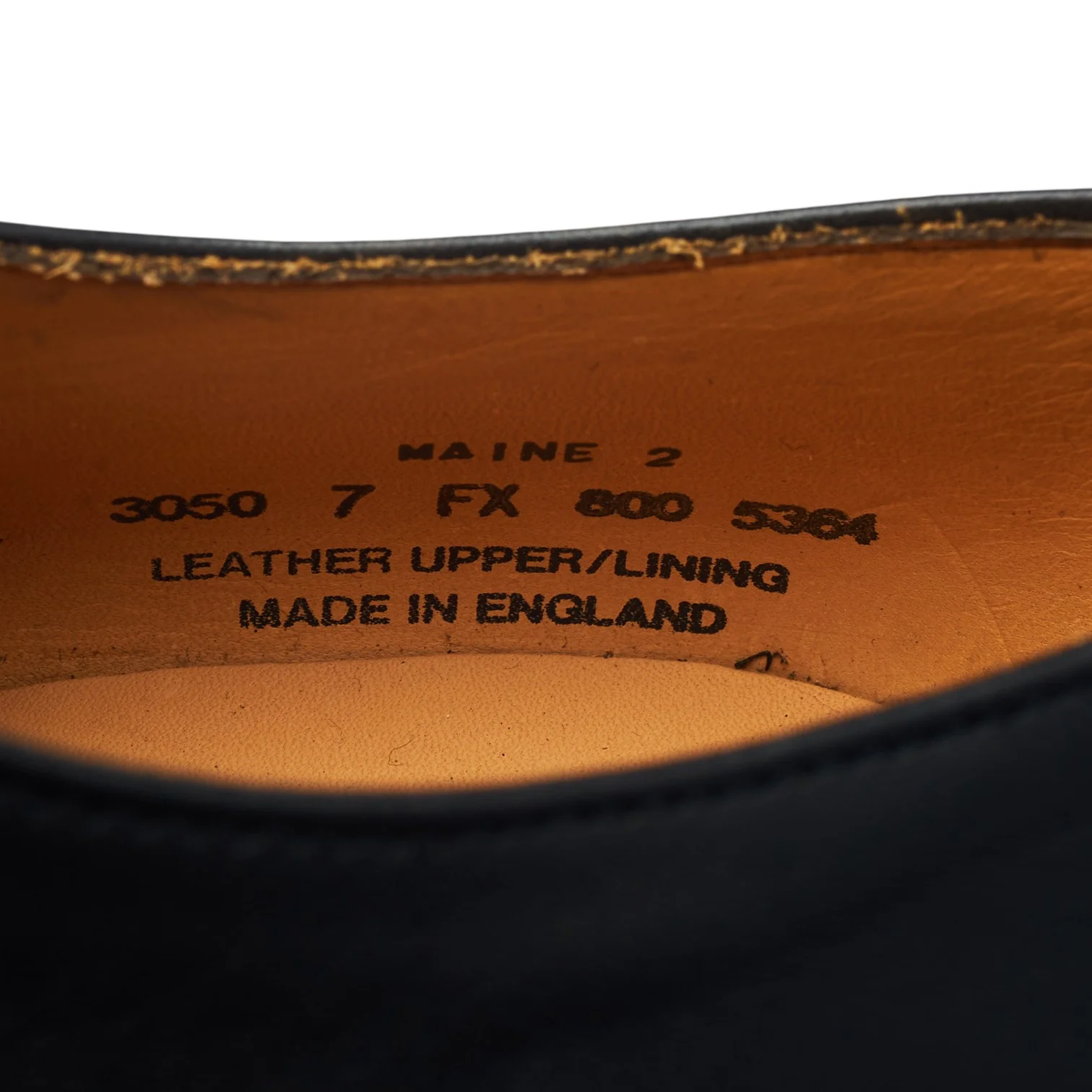 Shipton & Heneage 'Maine 2' Black Leather Derby UK 7 FX - Image 7