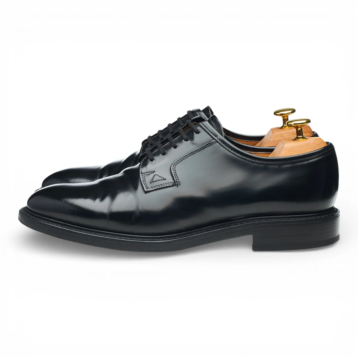 Shipton & Heneage 'Soho' Black Leather Derby UK 8 F - Image 3