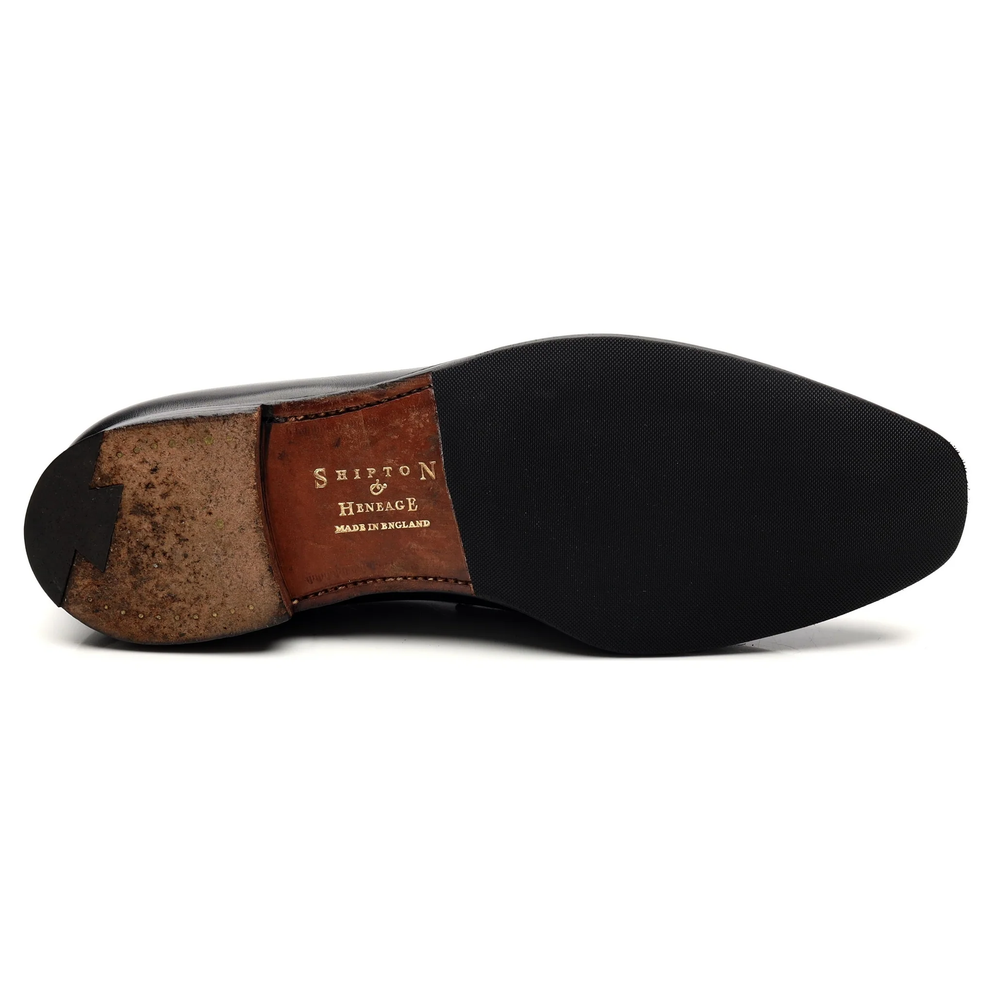 Shipton & Heneage 'Somerset' Black Calf Loafers UK 10.5 E - Image 11