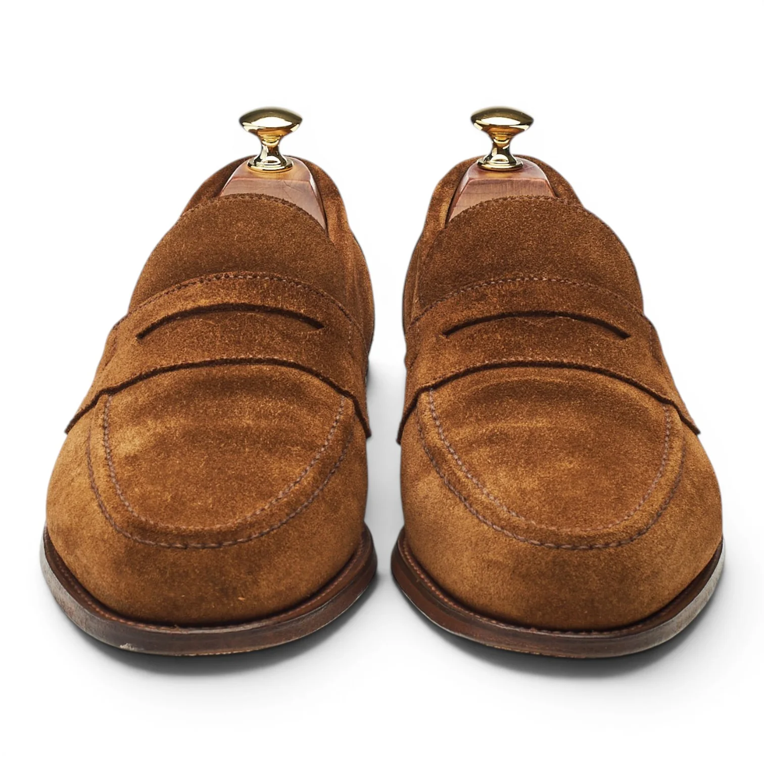 Shipton & Heneage 'Sutton' Snuff Brown Suede Loafers UK 9 EX - Image 2