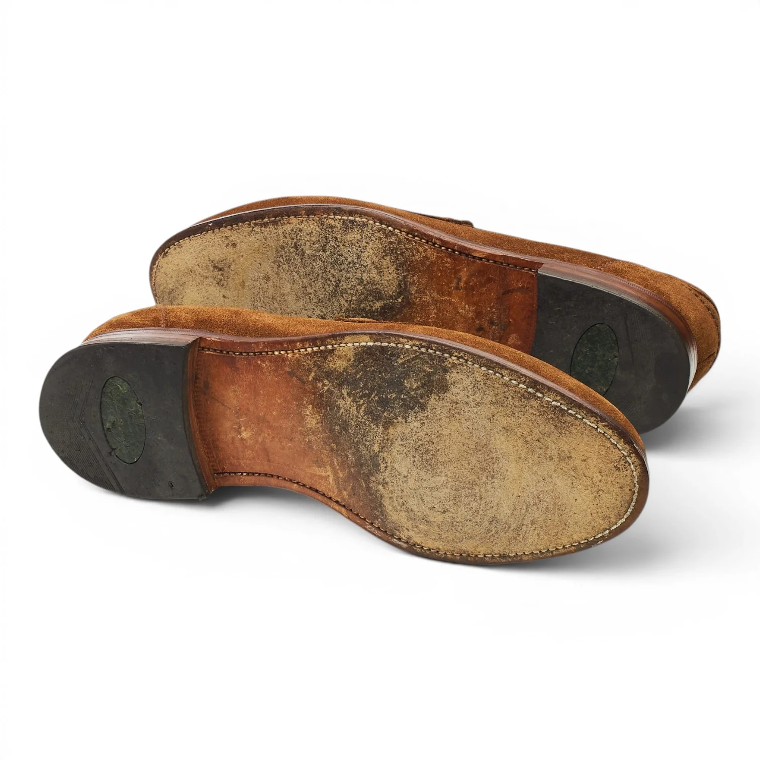 Shipton & Heneage 'Sutton' Snuff Brown Suede Loafers UK 9 EX - Image 5
