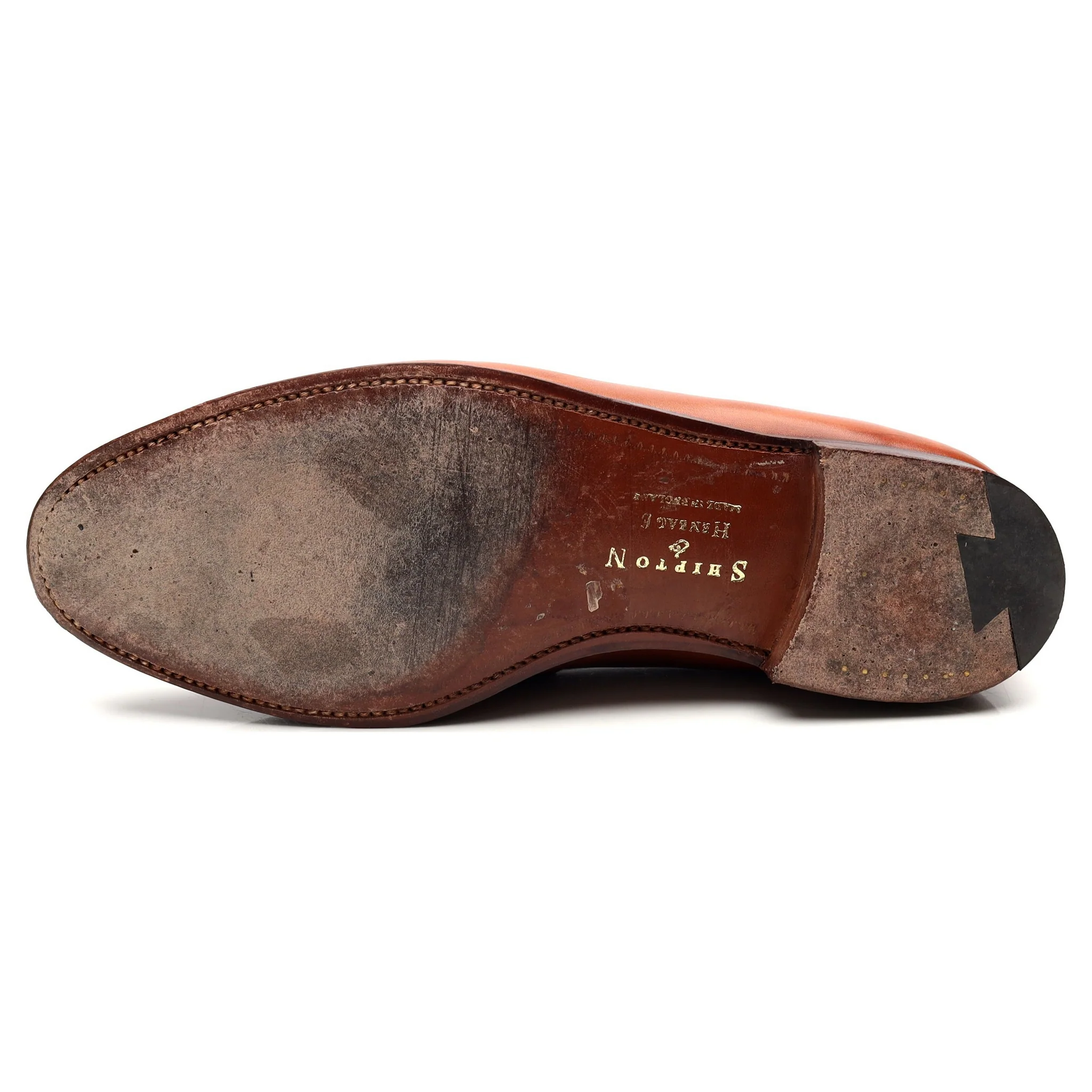 Shipton & Heneage 'Wilton' Tan Brown Leather Loafers UK 9 E - Image 10