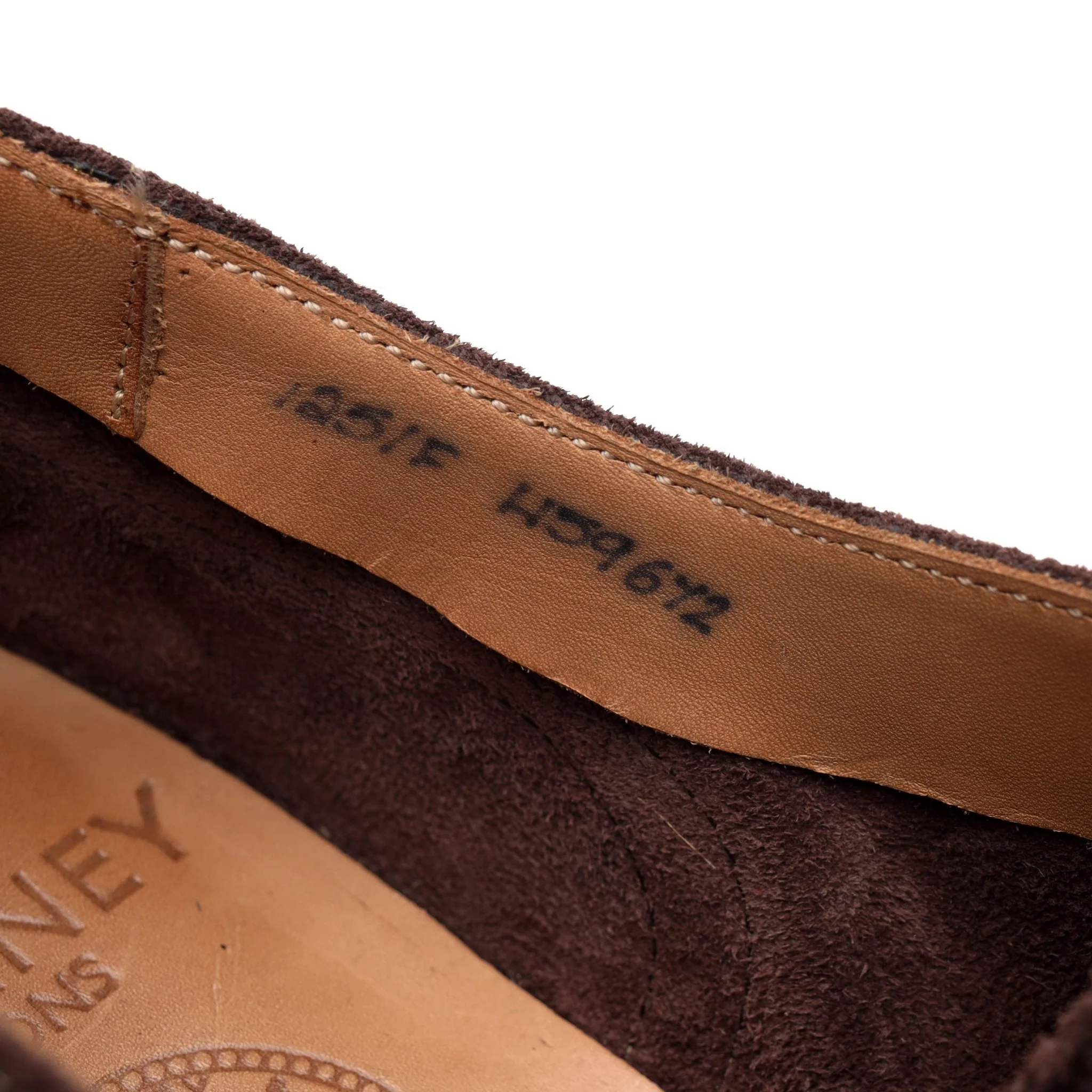 'Sidney' Brown Suede Unlined Oxford Brogues UK 7 F - Image 8