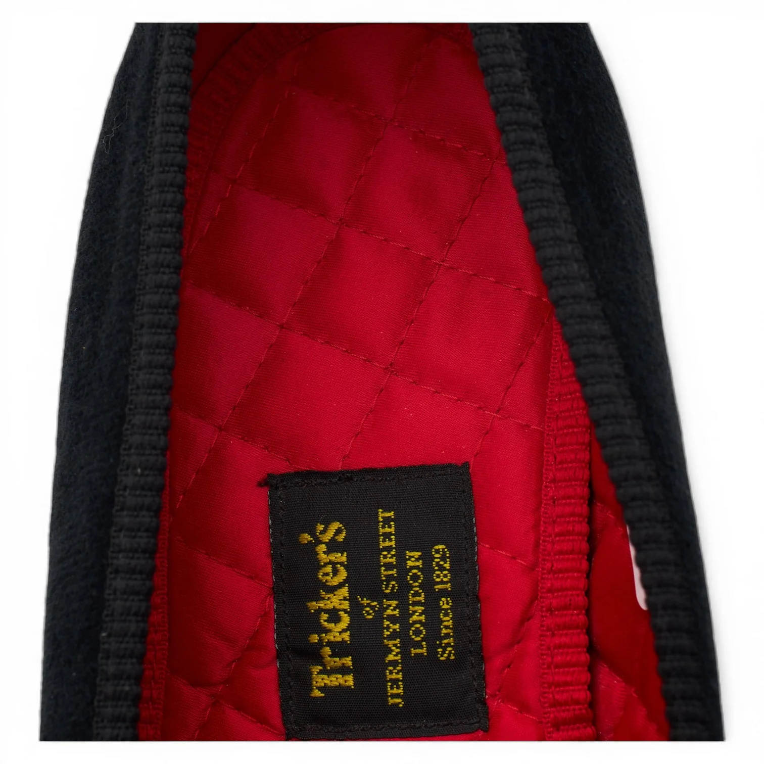 'Skull & Bones' Black Velvet Slippers UK 8.5 - Image 6