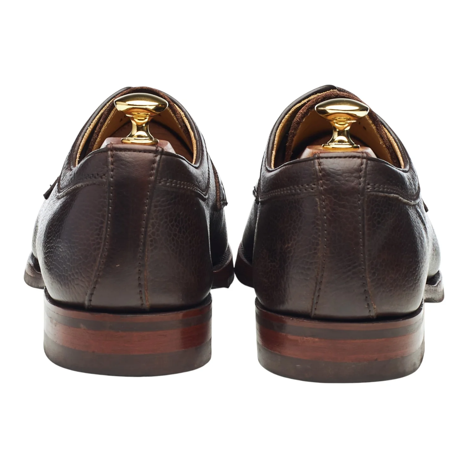 'Skye' Dark Brown Grain Leather Derby UK 9.5 F - Image 4