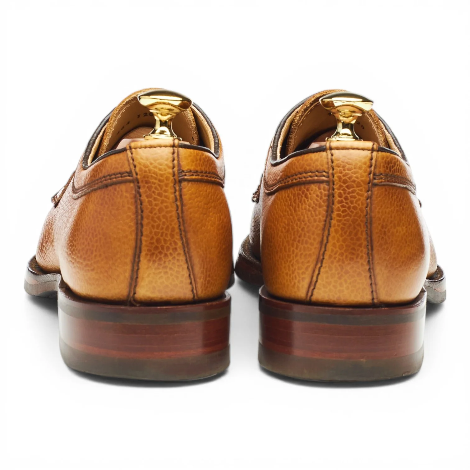'Skye' Tan Brown Grain Leather Derby UK 7 F - Image 4