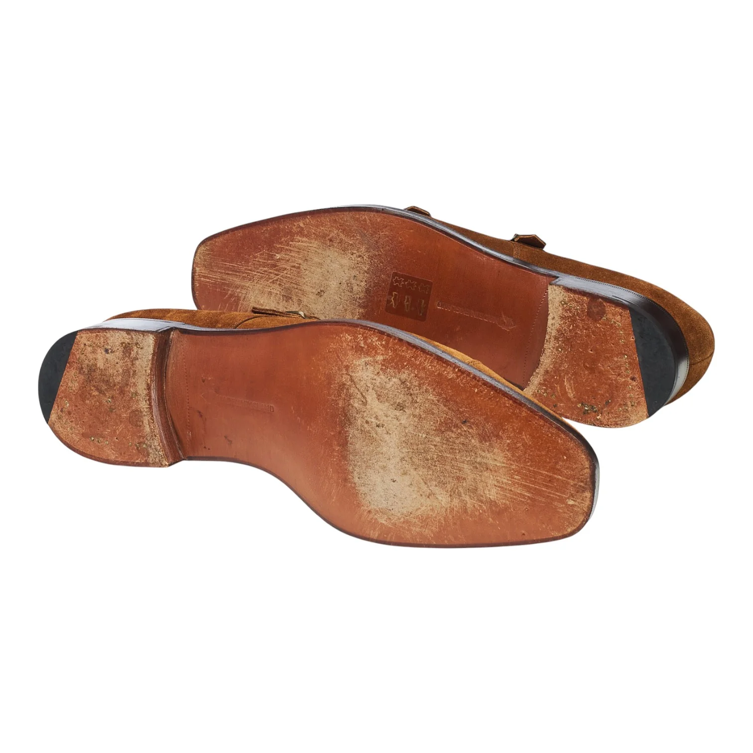 'Westminster' Snuff Brown Suede Double Monk Strap UK 10 D - Image 5