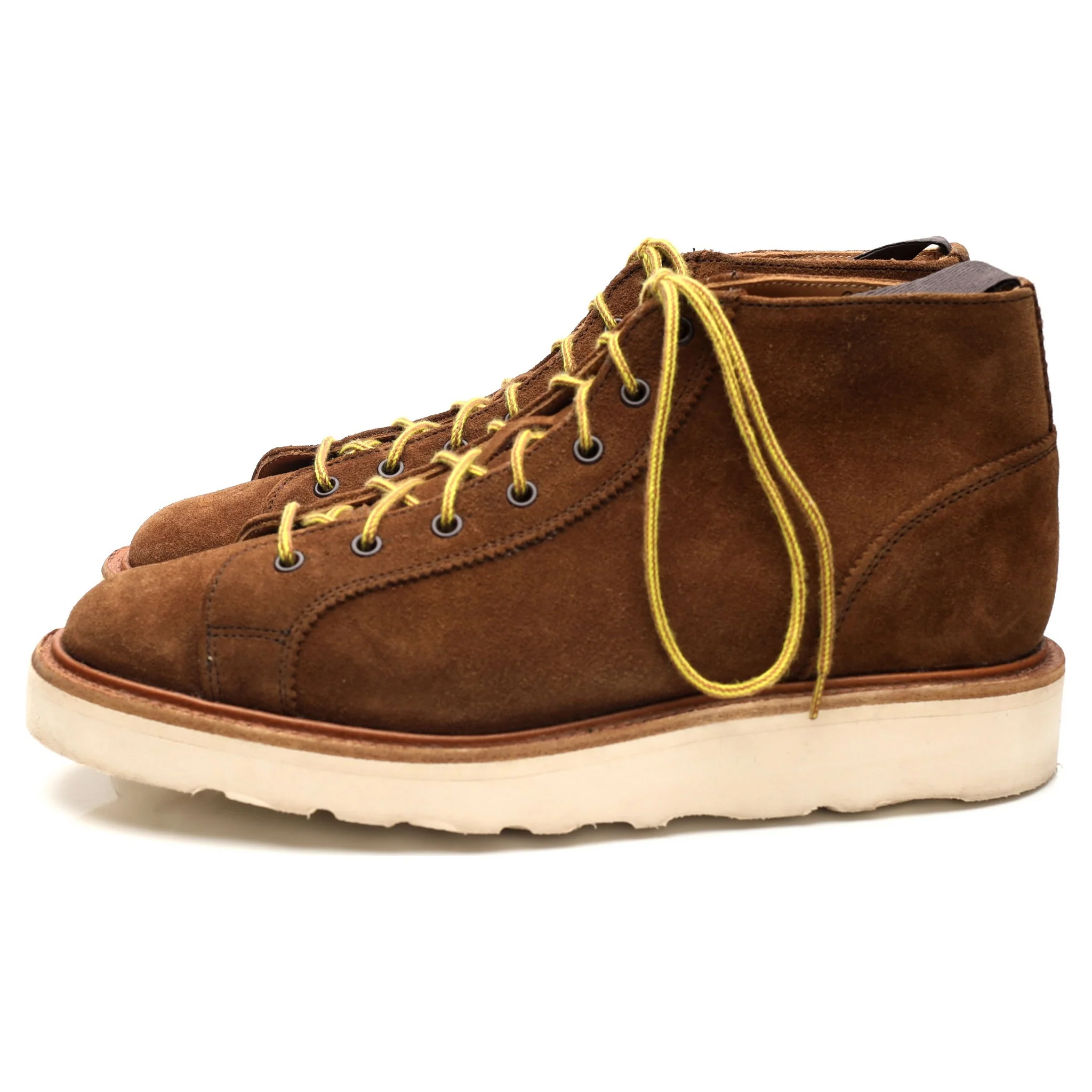 Snuff Brown Suede Monkey Boots UK 6.5 - Image 3